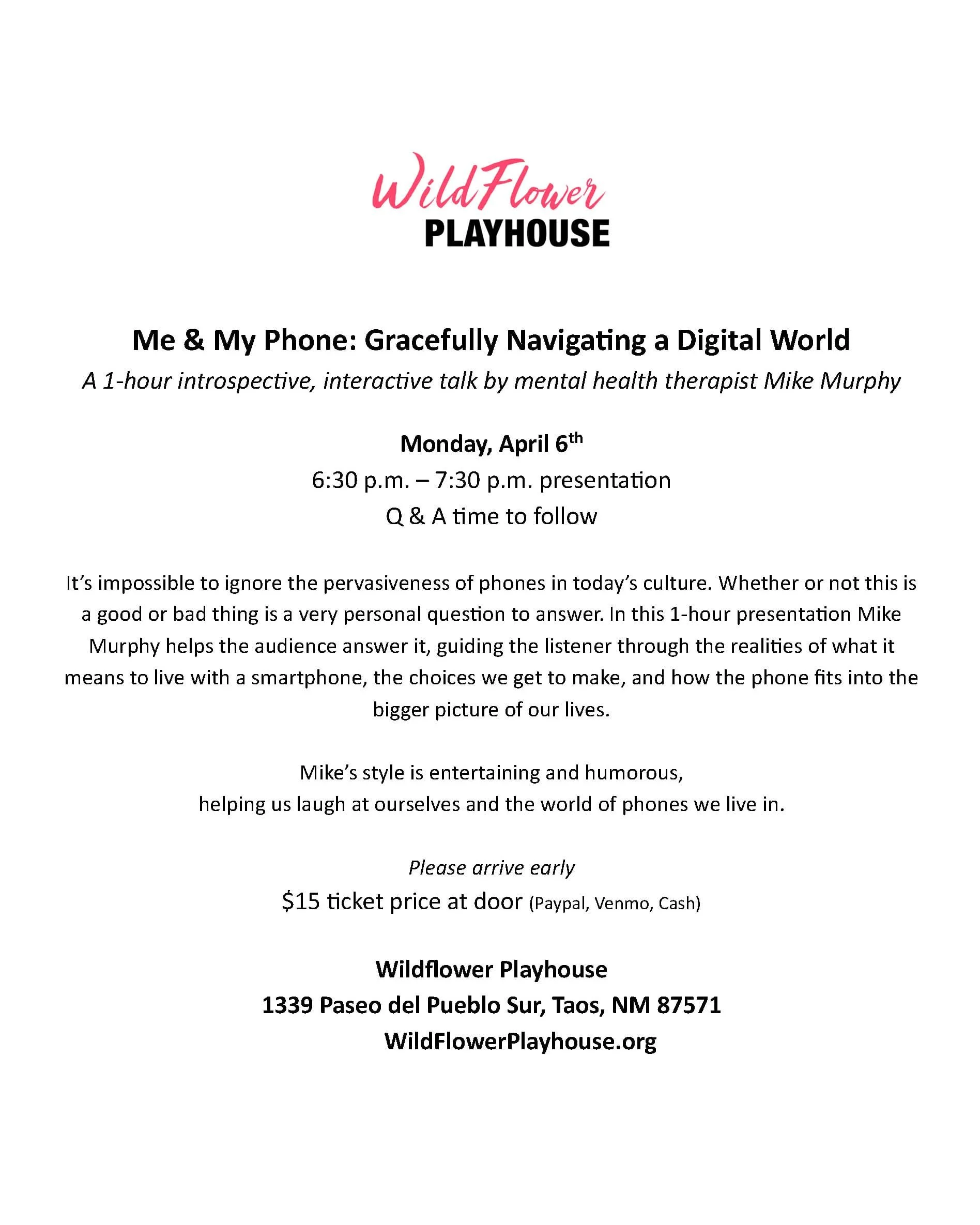 Me and My Phone - Gracefully Navigating a Digital World