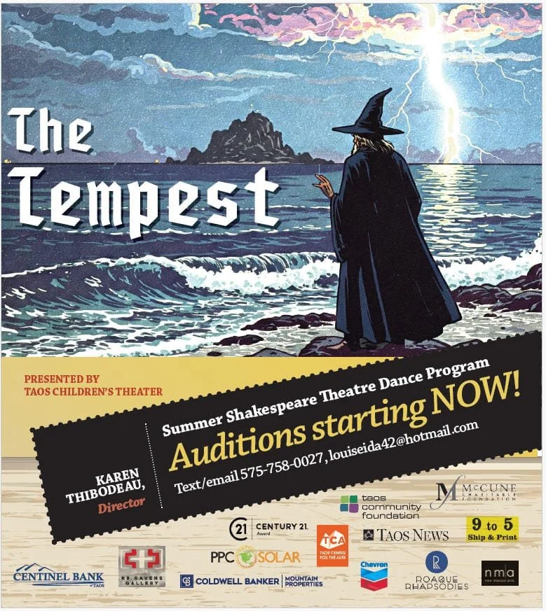 The Tempest Auditions with Taos Children's Theater