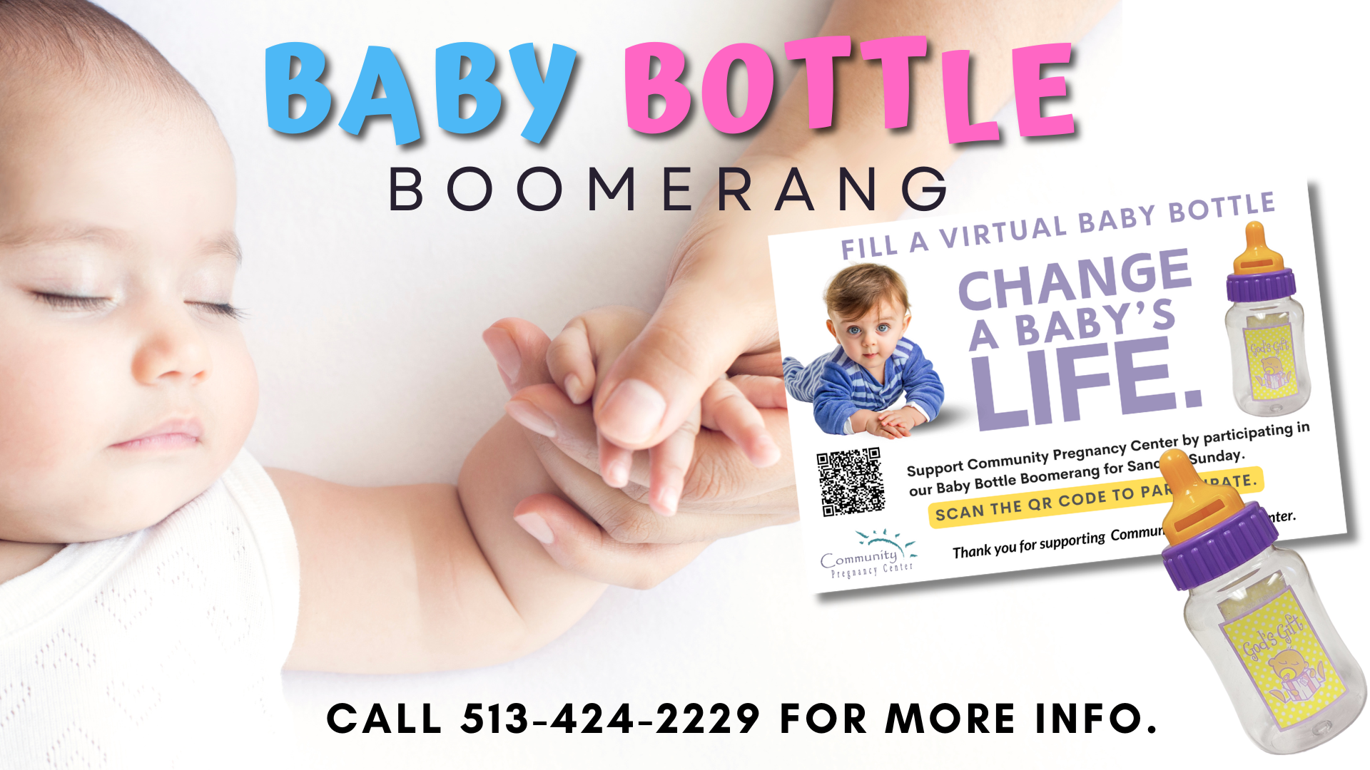 baby bottle boomerang information for Community Pregnancy Center Middletown OH