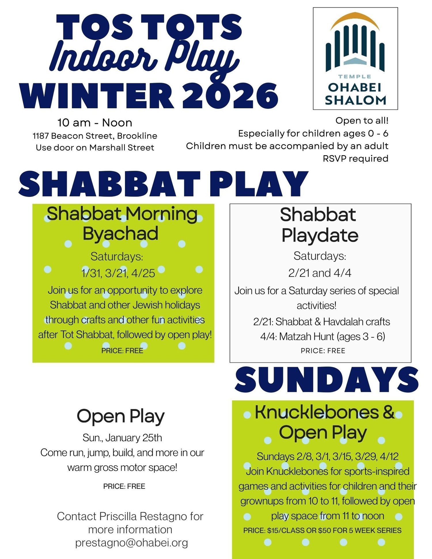 Toats Tos TOS TOTS! — Trust Center for Early Education