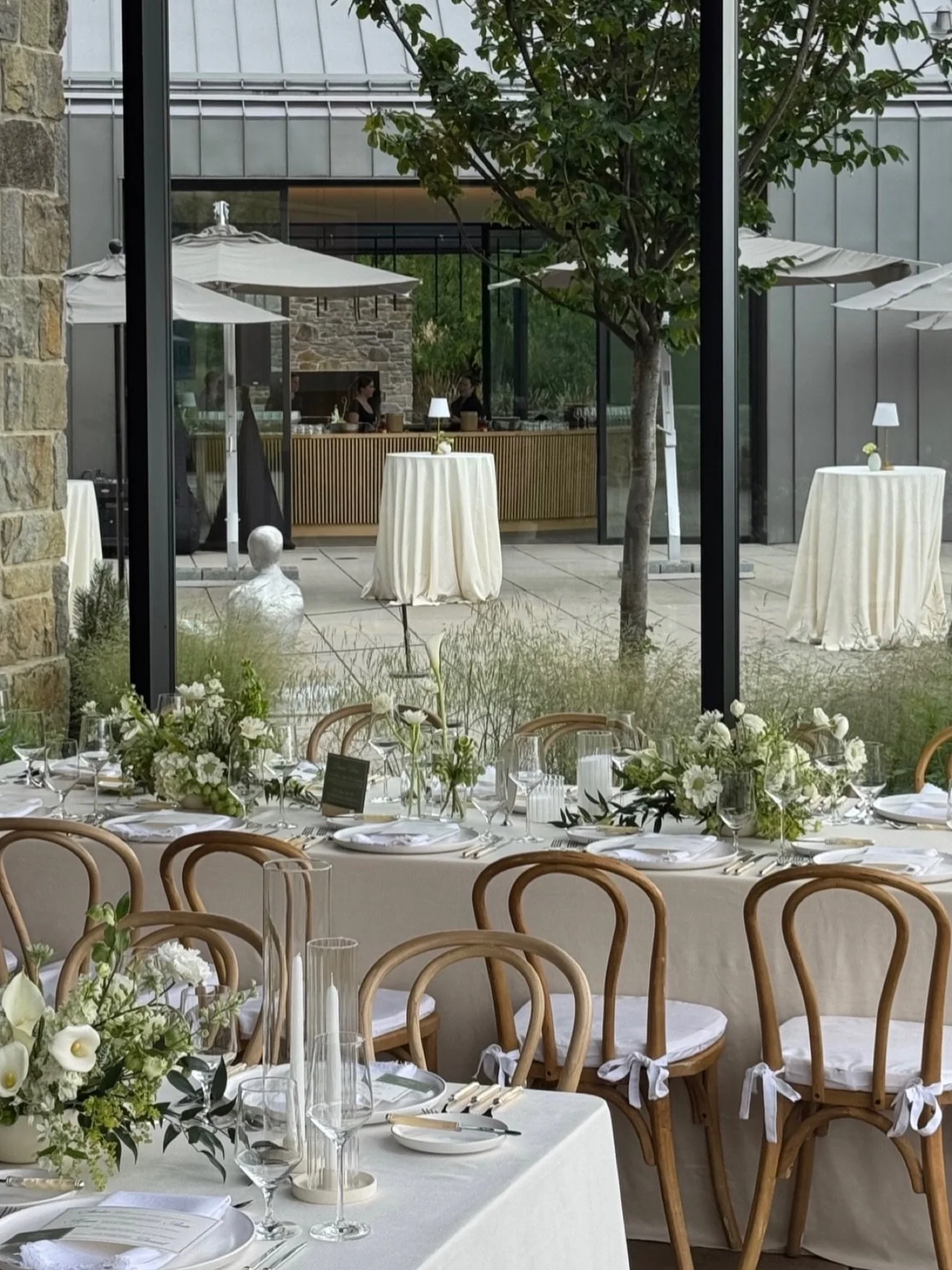 Some behind the scenes from Emma &amp; Michael&rsquo;s @cedarcreekwine wedding. So many thoughtful conversations and planning went into this wedding with myself, the bride, groom and mother of the bride to bring this wedding to fruition. On top of a 