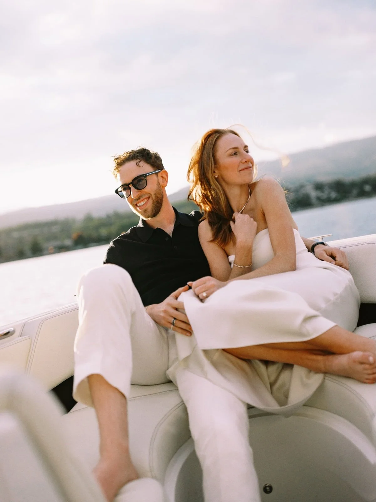 An evening session just the two of them and @willreidphoto before their wedding day. Emma &amp; Michael had a gorgeous full weekend with Shabbat Dinner, Welcome Party, and entire wedding day and property buyout (complete with flipping their ceremony 