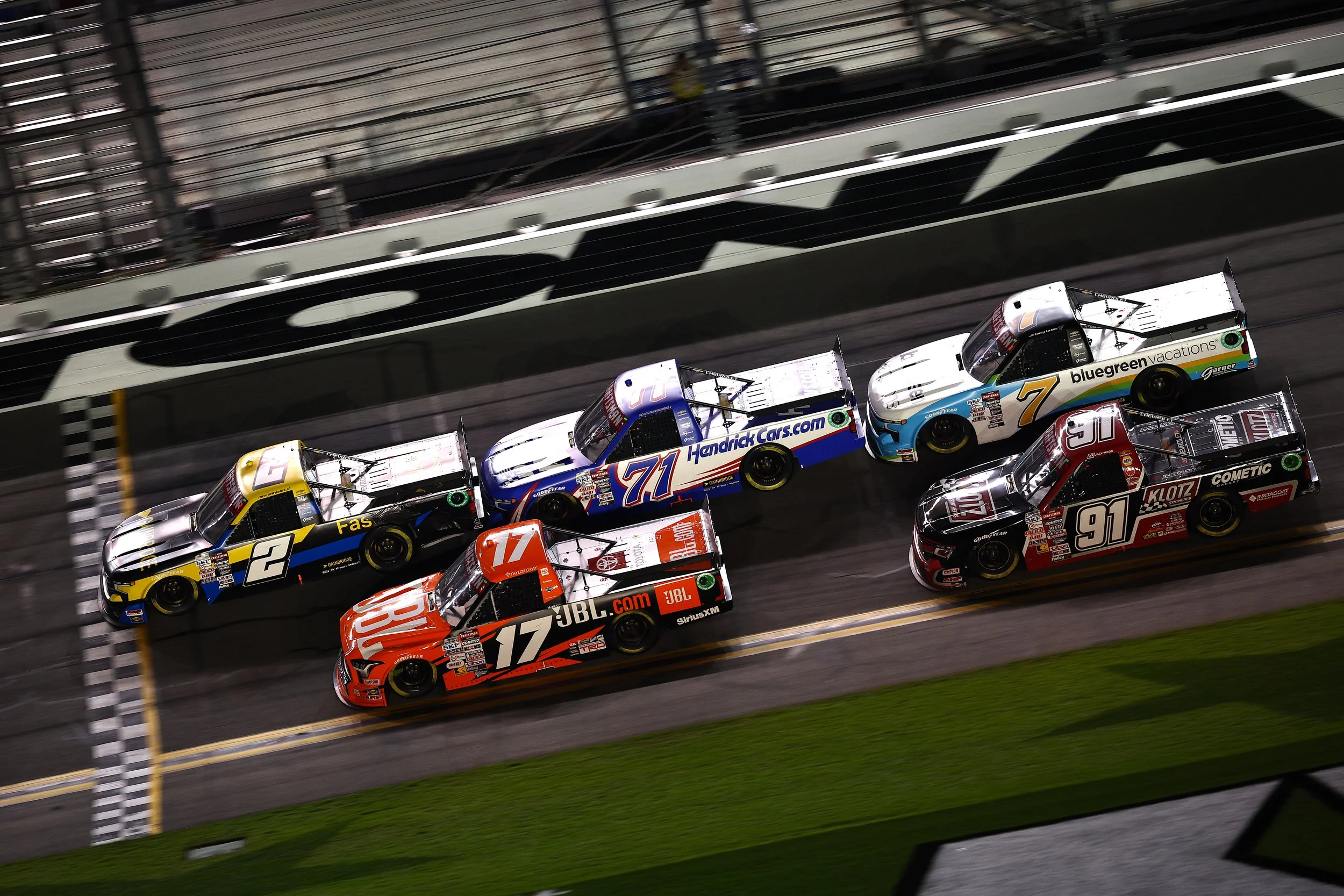 Sanchez Learns from Rookie Mistakes, Gets First Truck Series Win at Daytona