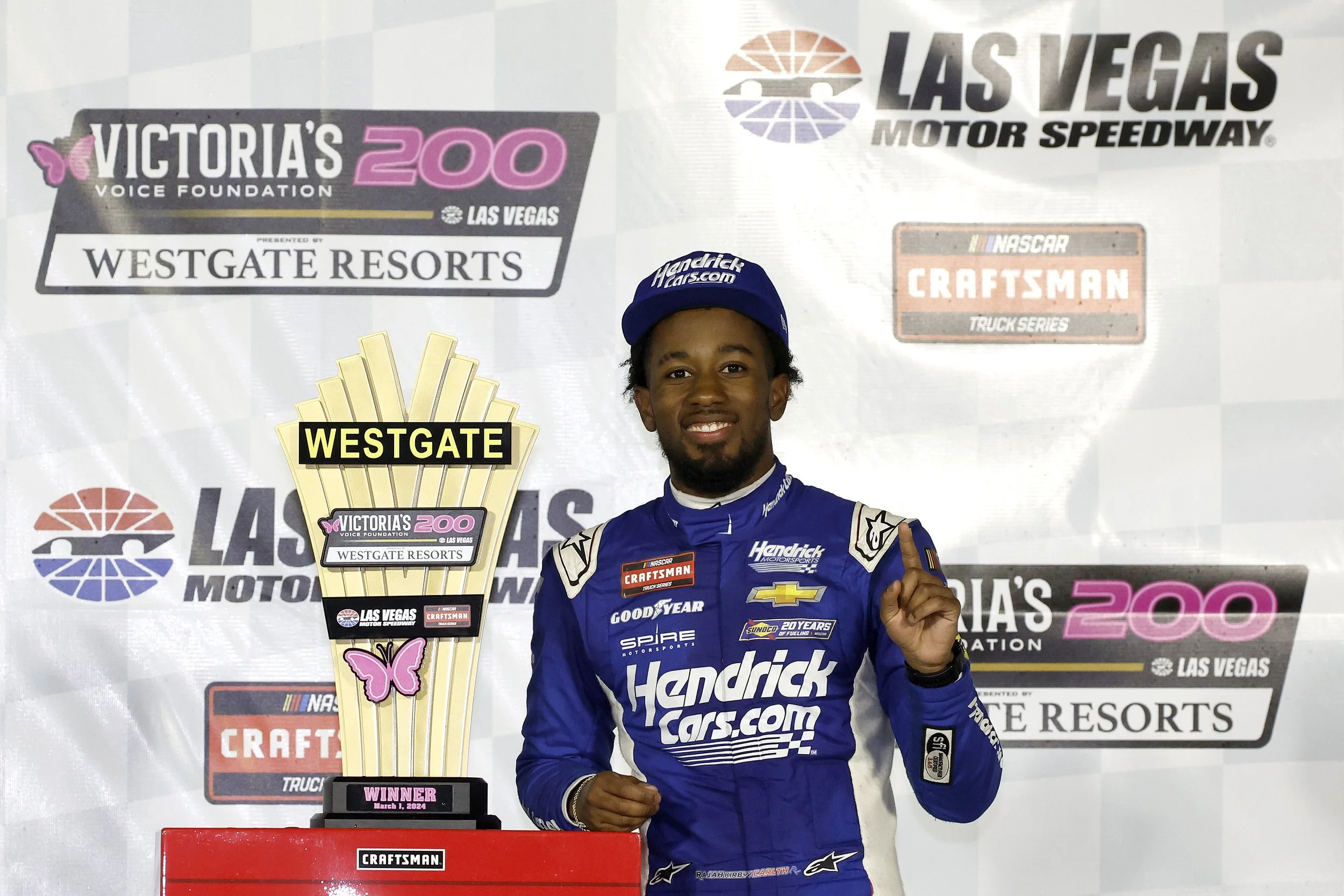 Rajah Caruth Makes History at Las Vegas Motor Speedway