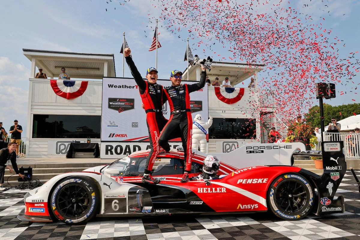 Porsche Penske Motorsport Scores Unlikely IMSA Sweep at Road America