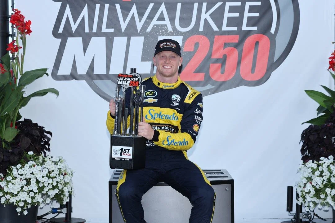 Rasmussen Reigns at Milwaukee for 1st Career INDYCAR Win