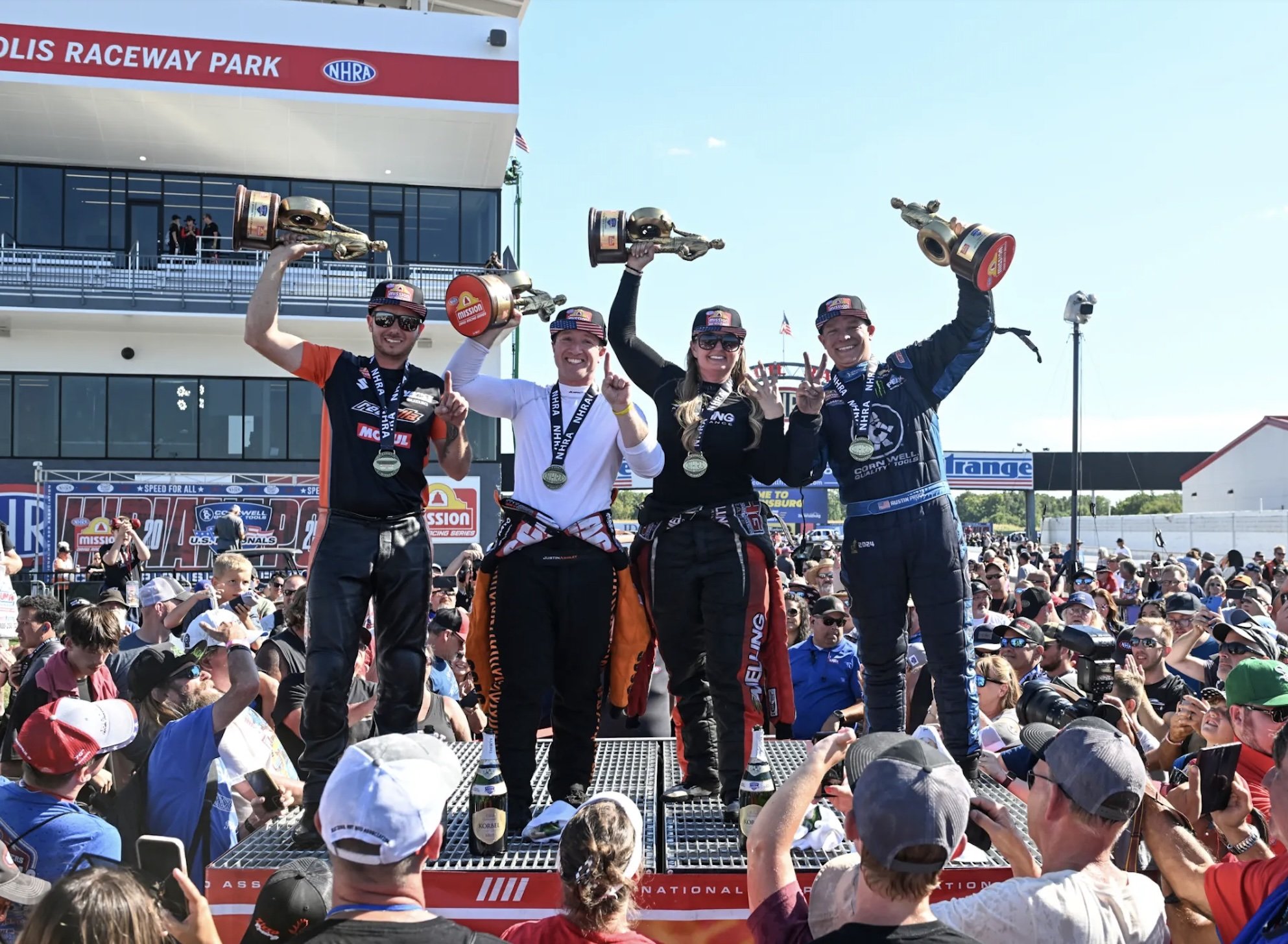Ashley, Prock, Enders and Herrera Take Wins at Cornwell Quality Tools NHRA U.S. Nationals