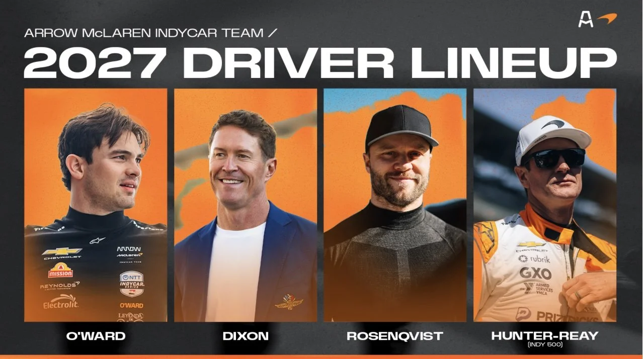 Arrow McLaren Sets 2027 Lineup Amid INDYCAR Silly Season