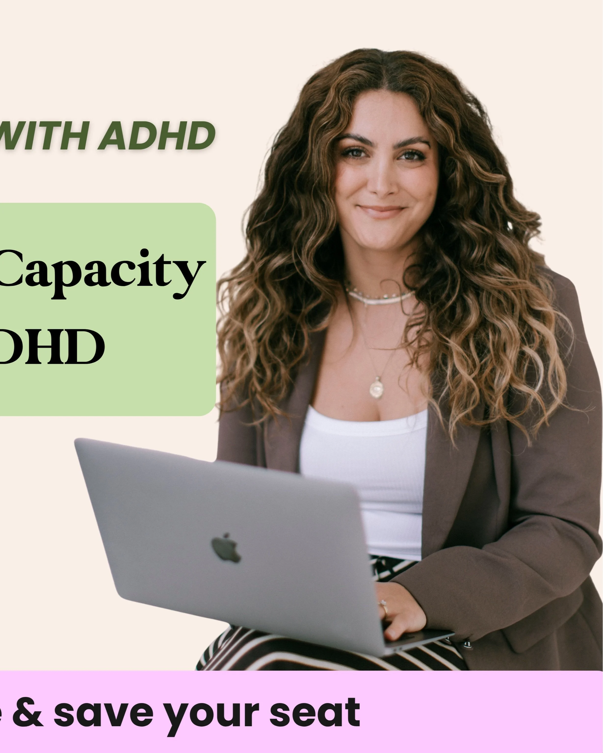 Comment or DM &ldquo;WORKSHOP&rdquo; to grab your FREE ticket to my live online workshop for high-functioning women and mums with ADHD 🌿

You know what you should be doing. You just cannot seem to make it last. And you are exhausted from trying.

I 