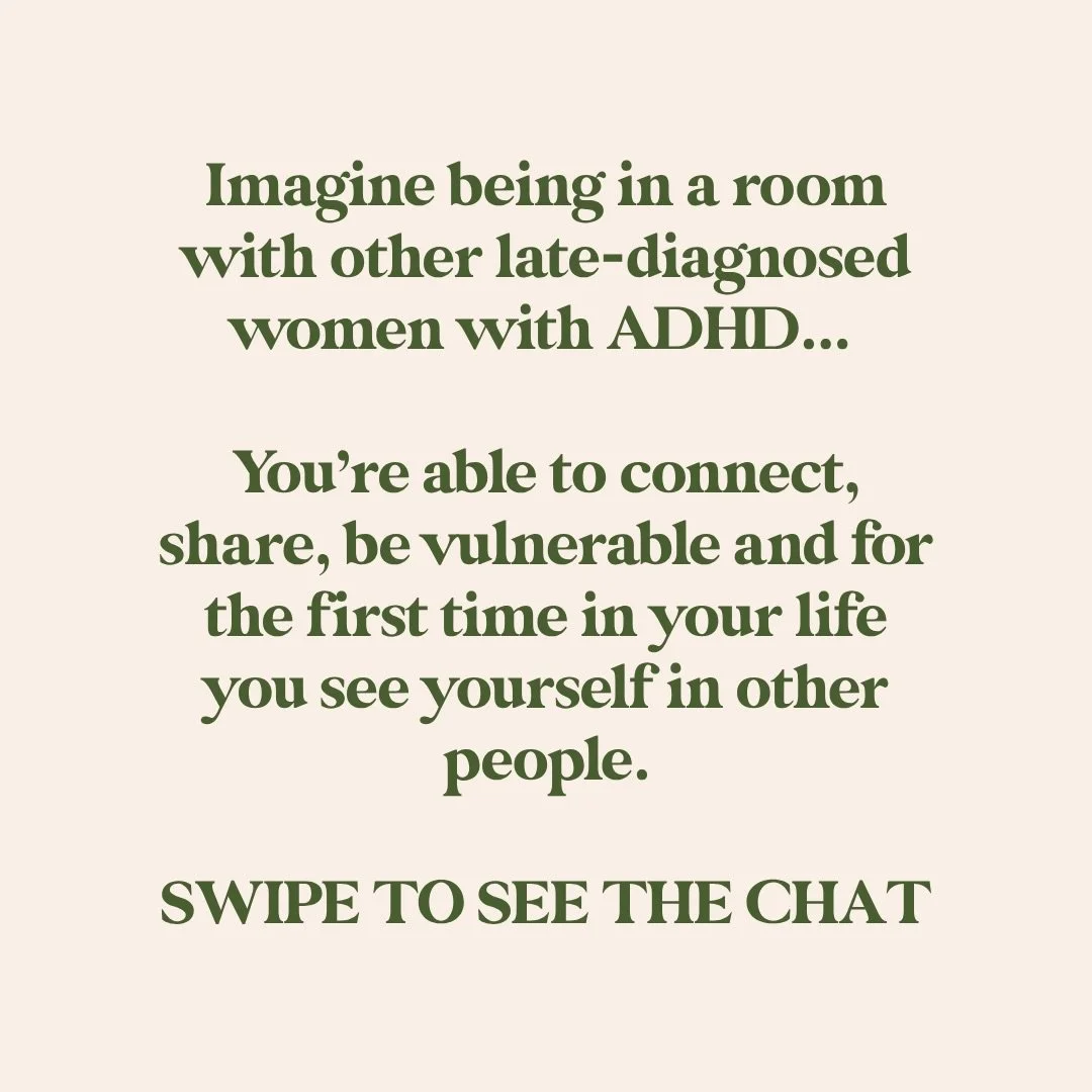 What a pinch me moment 🥹🥹 I remember feeling so lost and shocked after my adhd diagnosis. Now to create a space for late diagnosed women to not only learn more about themselves, but also feel seen and share so openly amongst other women who get it 