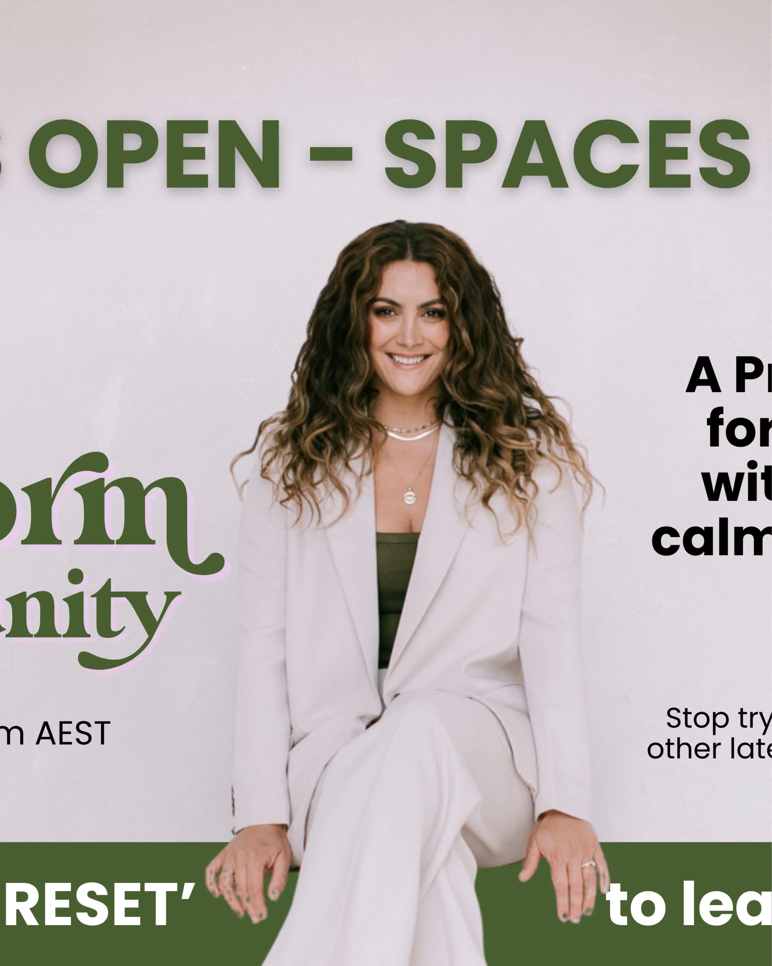 Comment or DM &ldquo;RESET&rdquo; to learn more about Calm the ADHD Storm Community 🌿

You are done trying to figure out your ADHD alone. You know what you should be doing. You just cannot seem to make it stick. And you are tired of the guilt, the c