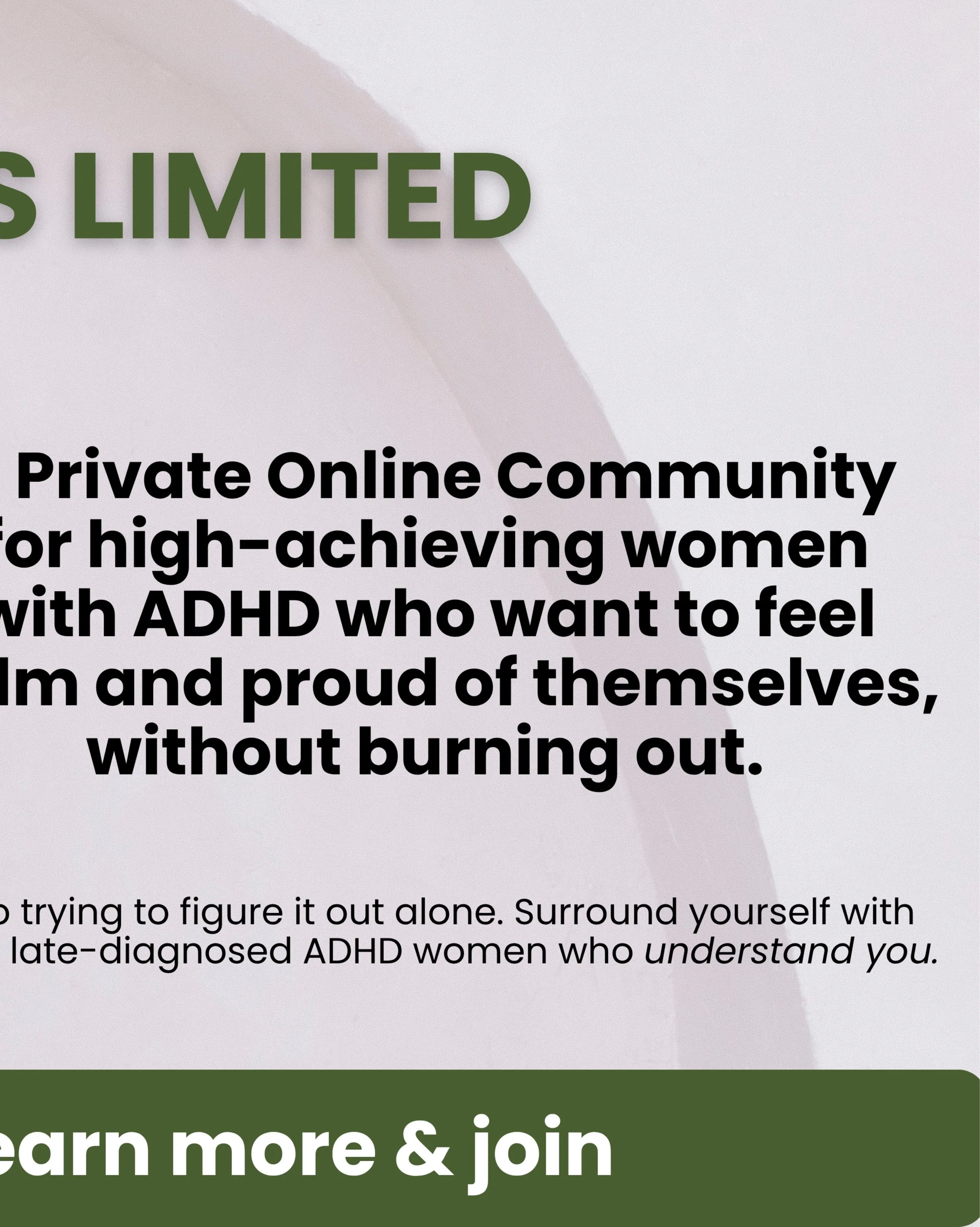 Comment or DM &ldquo;RESET&rdquo; to learn more about Calm the ADHD Storm Community 🌿

You are done trying to figure out your ADHD alone. You know what you should be doing. You just cannot seem to make it stick. And you are tired of the guilt, the c