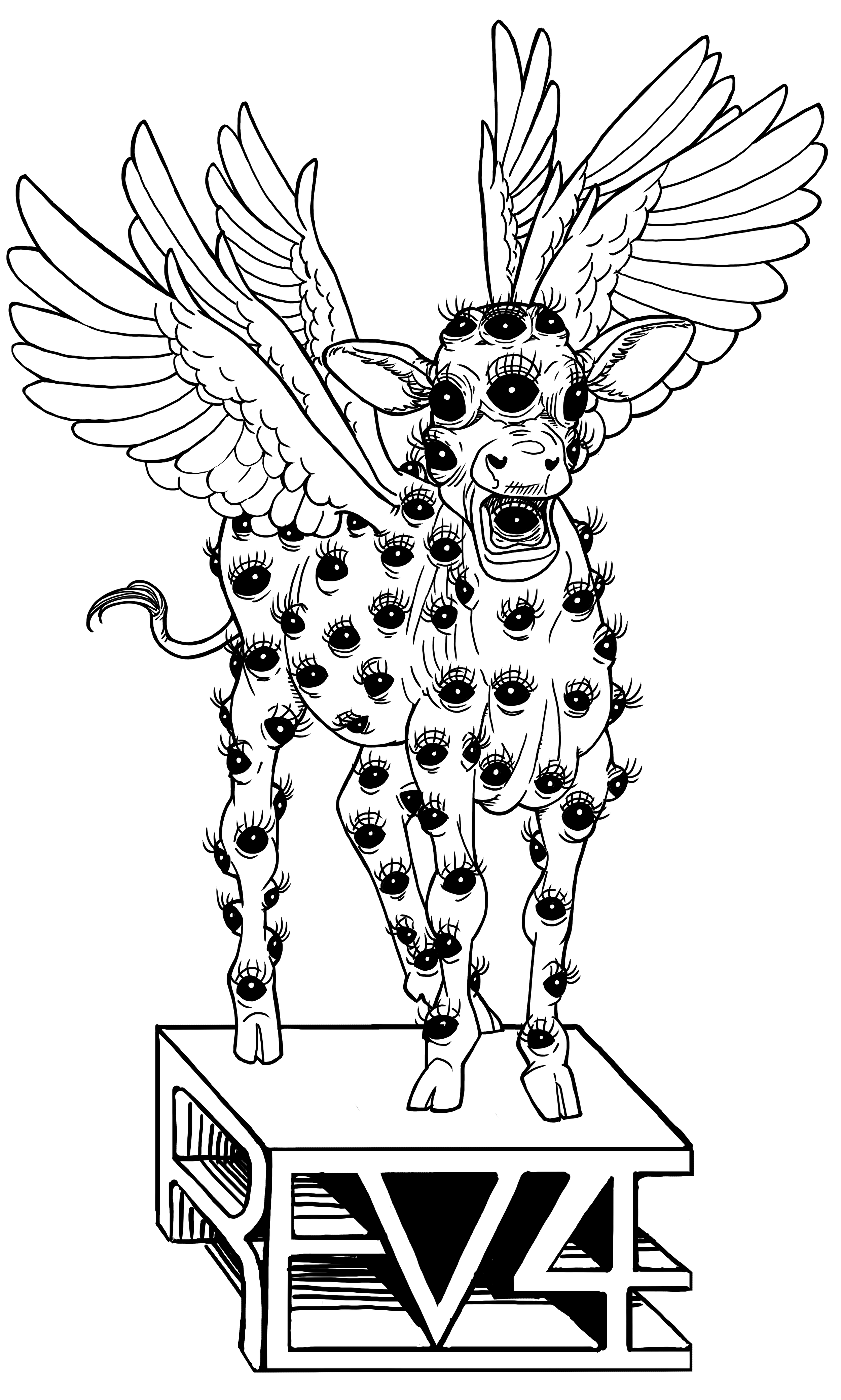EOD Calf Black Outline.png