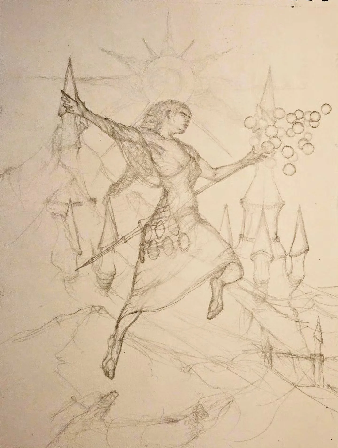 #122 Sorceress of the Buried Spire

Gonna swing with her again.
Comp is done, but I should go home, if I can find it...

#art #alchemy #sketch