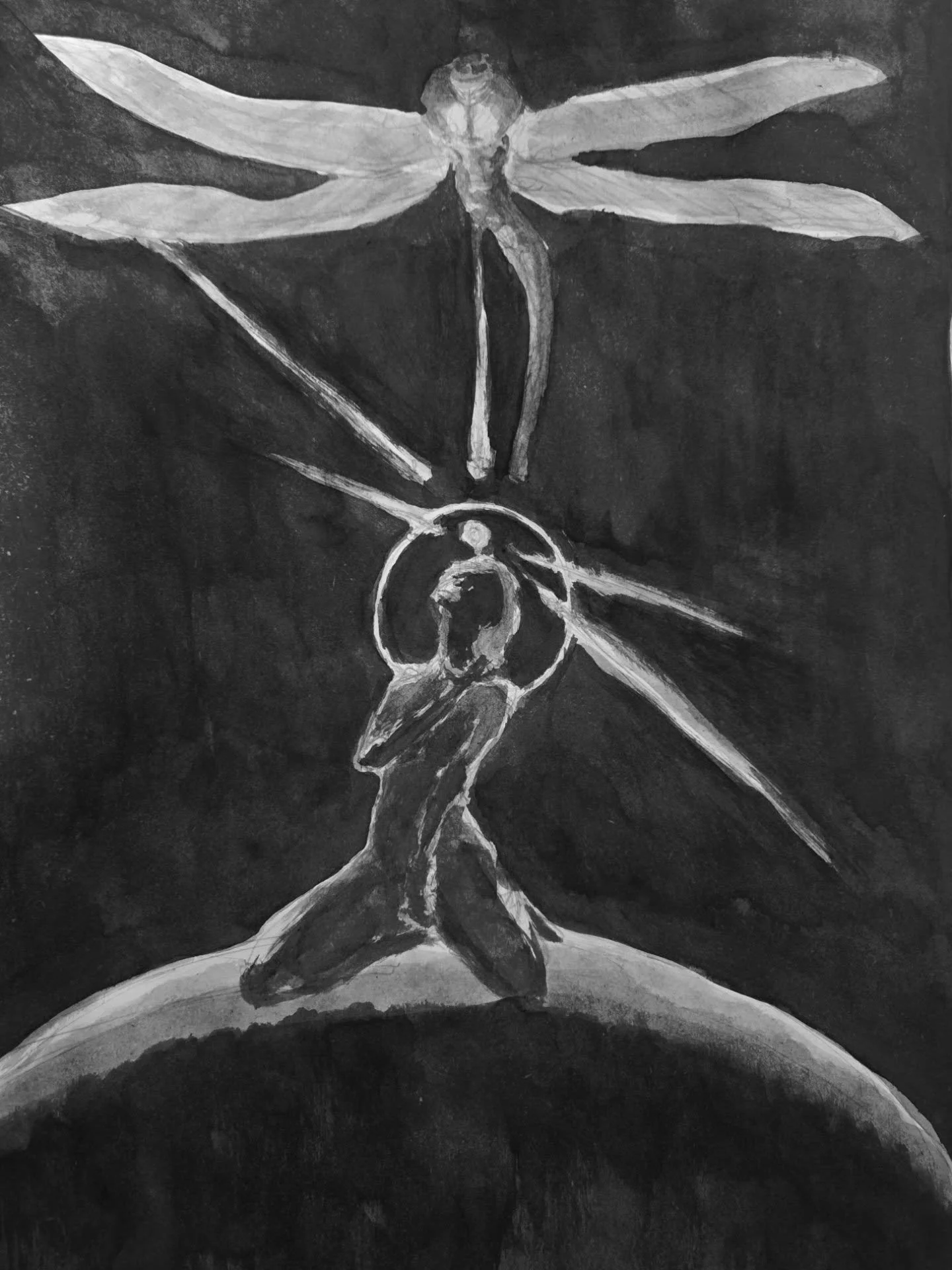 Thinking on a Planetoid Dragonfly 

Just thinking... 

#painting #inkdrawing #sketch