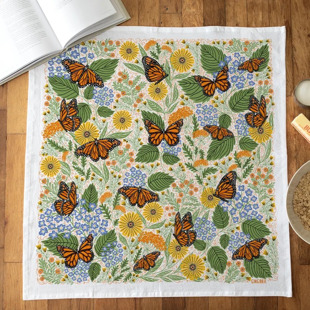 Monarch Garden Towel.jpeg