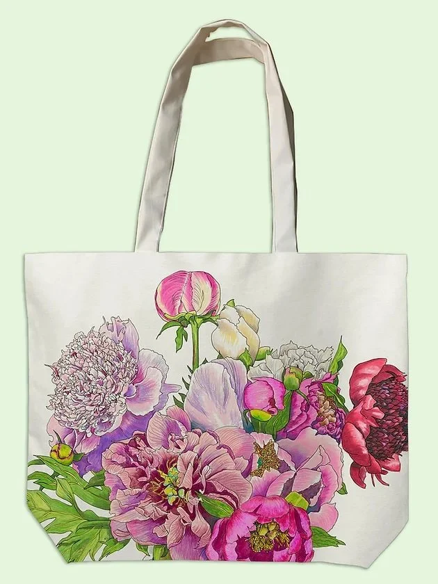 Vivid Cottage Tote Bag