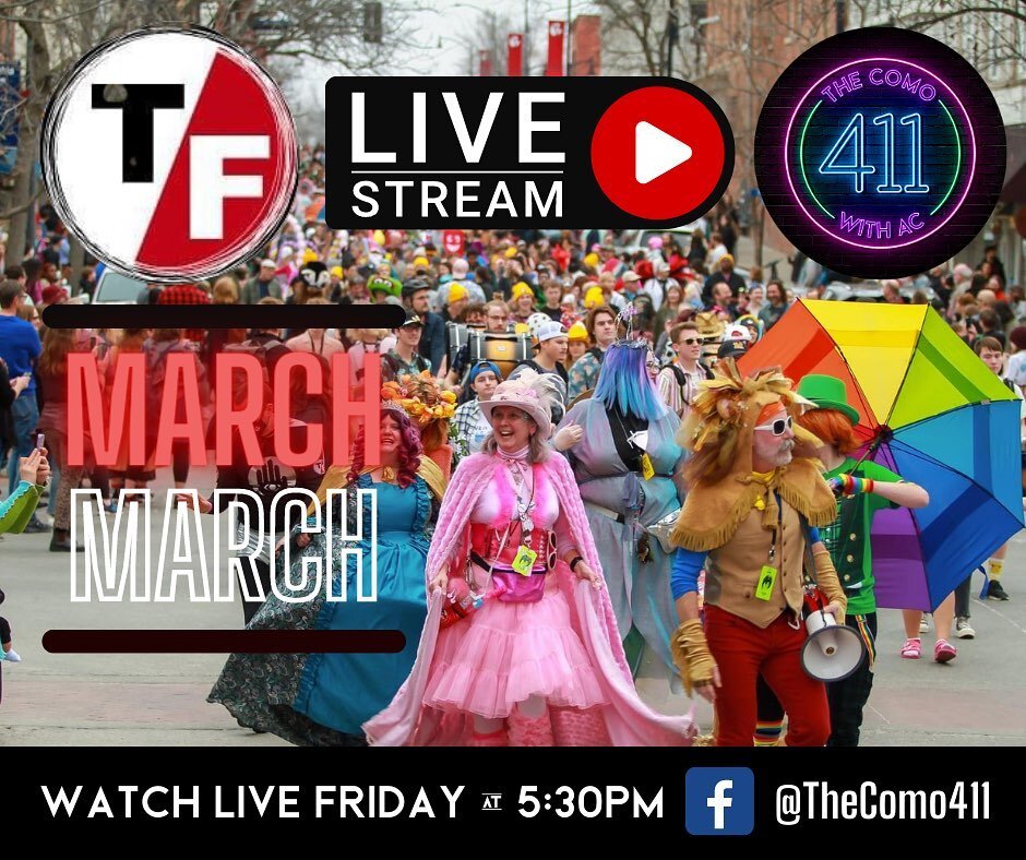 🚨Wishing you could watch the @truefalsefilmfest #MarchMarch Parade🎉💃from the comfort of home? 🤩Check out our exciting LIVE coverage on Facebook and YouTube this Friday at 5:30pm! Enjoy the amazing, unique, and exciting people, music and more! 🎥W