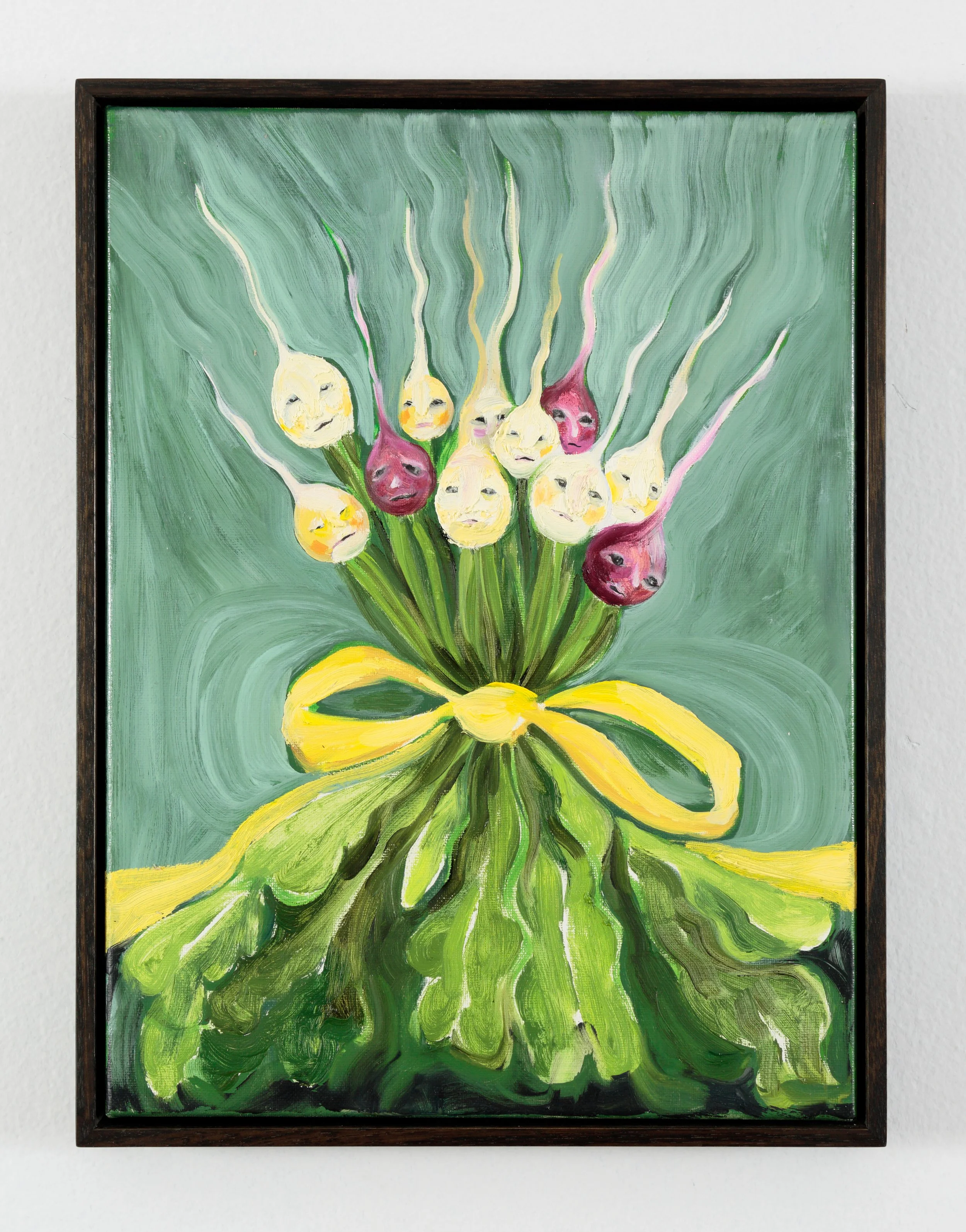 Bouquet, oil on linen, 2025. 40.5 x 30.5cm (framed) 