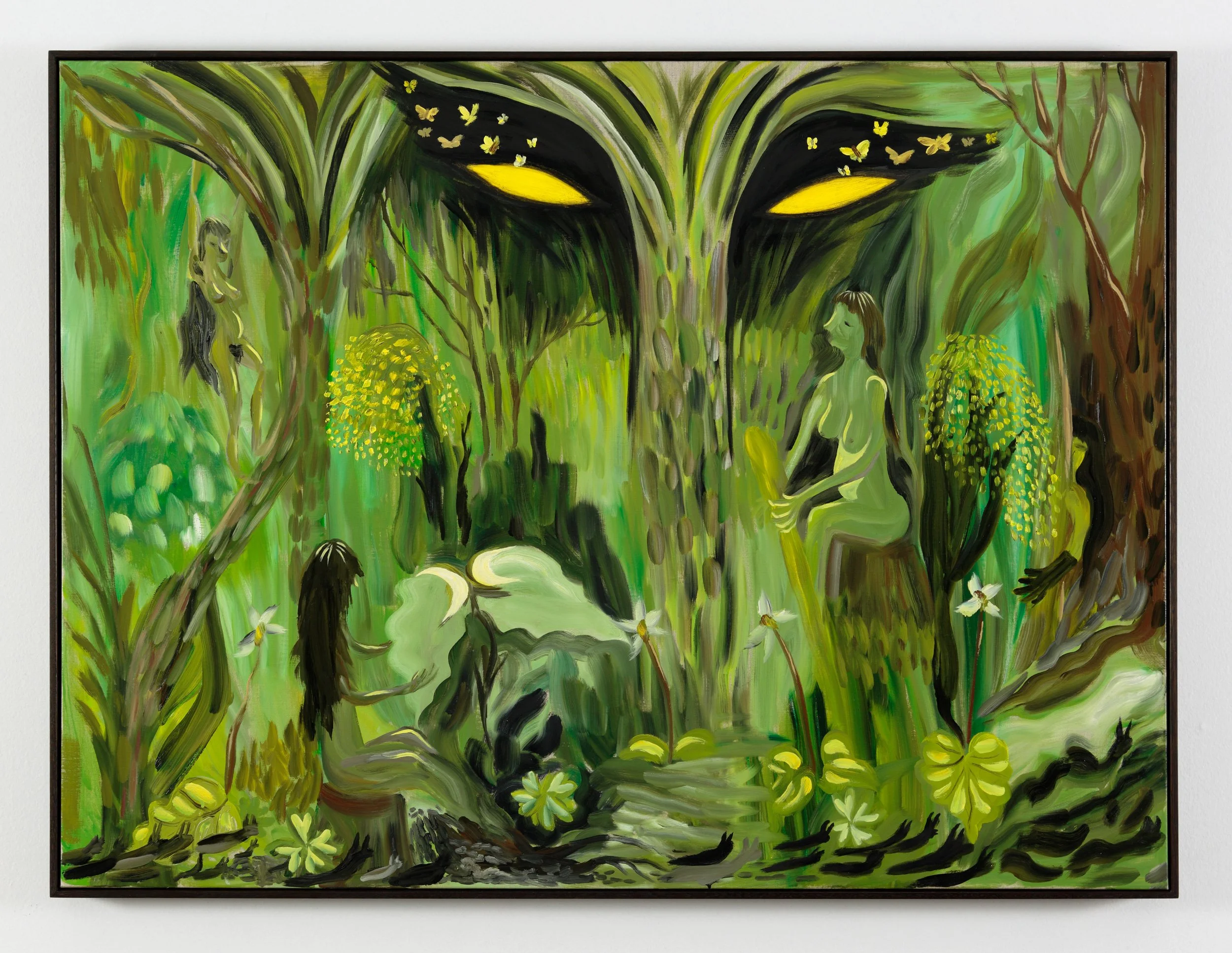 Salad Days, oil on linen 2025, 91.5 x 122.5cm (framed)
