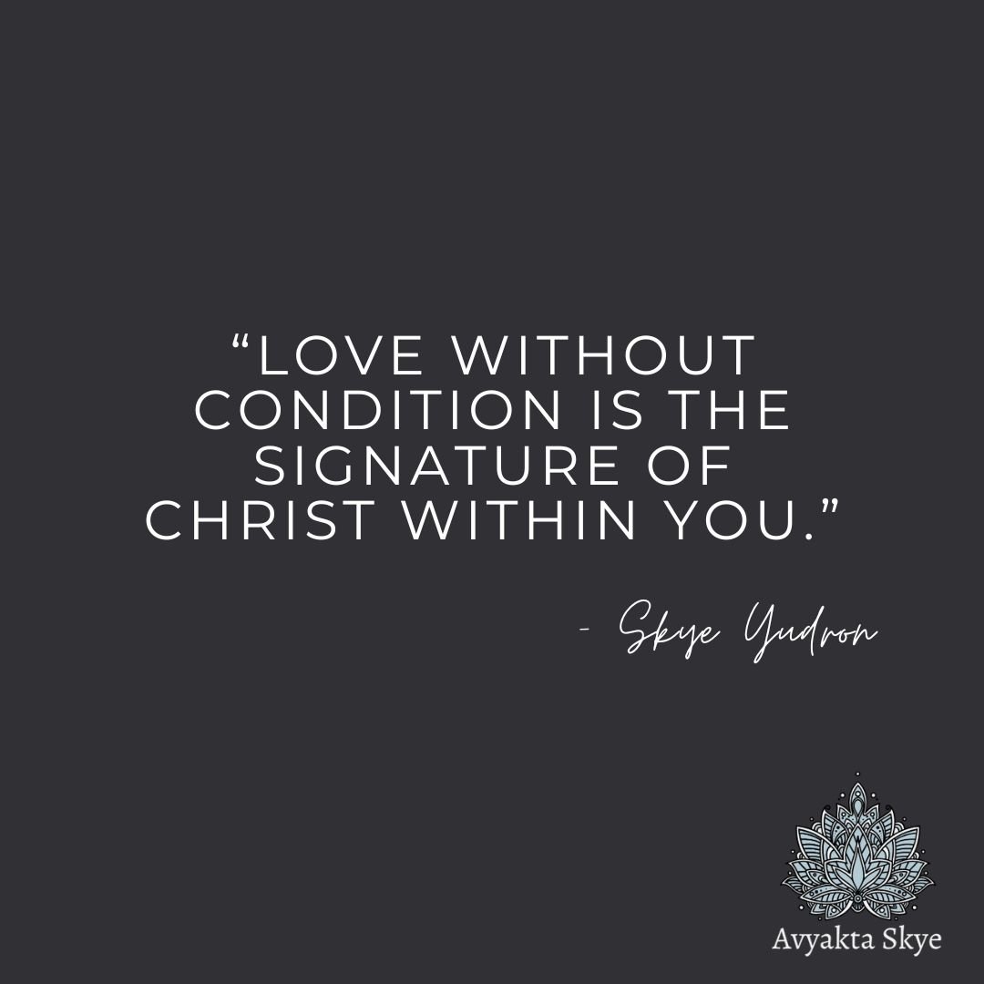 Love without condition is the signature of Christ within you.

✨ Learn more: avyaktaskye.com
#ChristConsciousness #SpiritualAwakening #DivineLove #AvyaktaSkye #SacredWisdom #MysticPath