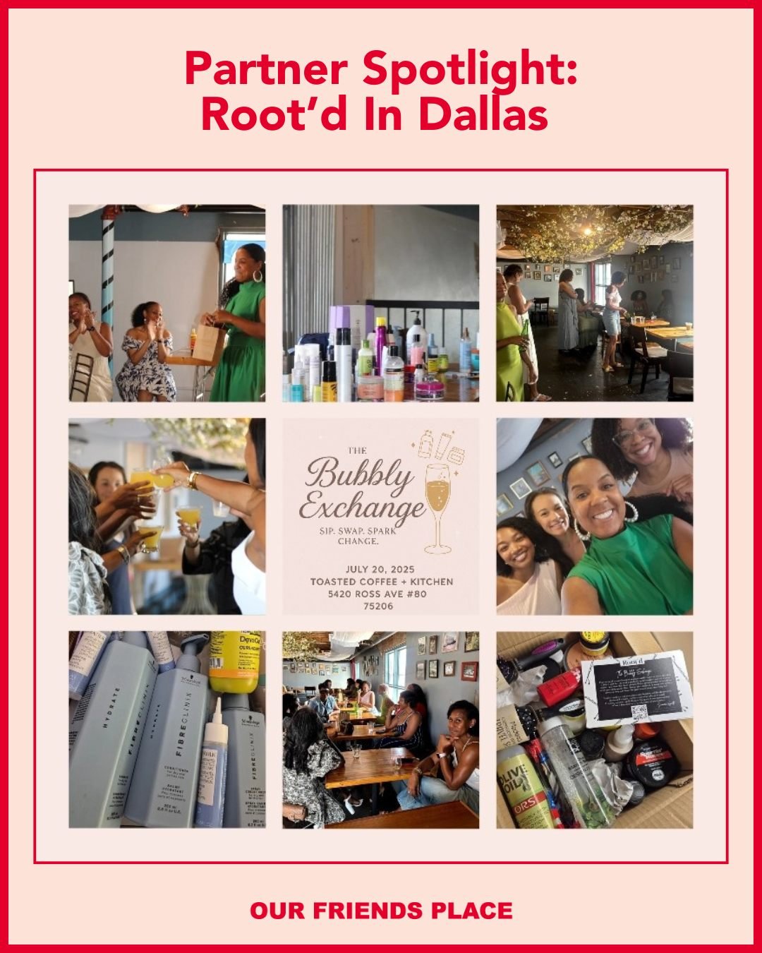 🌿 Partner Spotlight: Root&rsquo;d In Dallas 🌿

We&rsquo;re thrilled to highlight our amazing partner, Samara, founder of Root&rsquo;d In Dallas (@rootdindallas), a Luxury Hair and Scalp Retreat designed specifically for women of color. 💛

Samara h