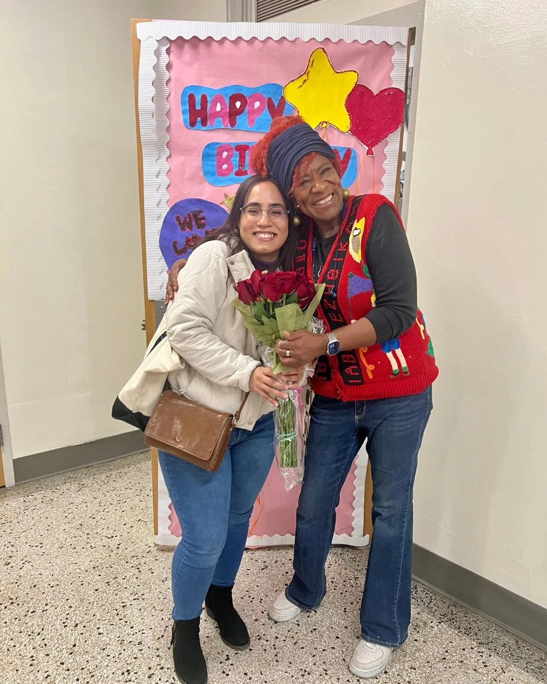 Our SOAR Coordinator, Iaras Belen, stopped by North Dallas High School to recognize our incredible partnership with Mrs. Cleaver, the school&rsquo;s Parent Engagement Specialist. Mrs. Cleaver&rsquo;s care for our girls and families makes her one of o