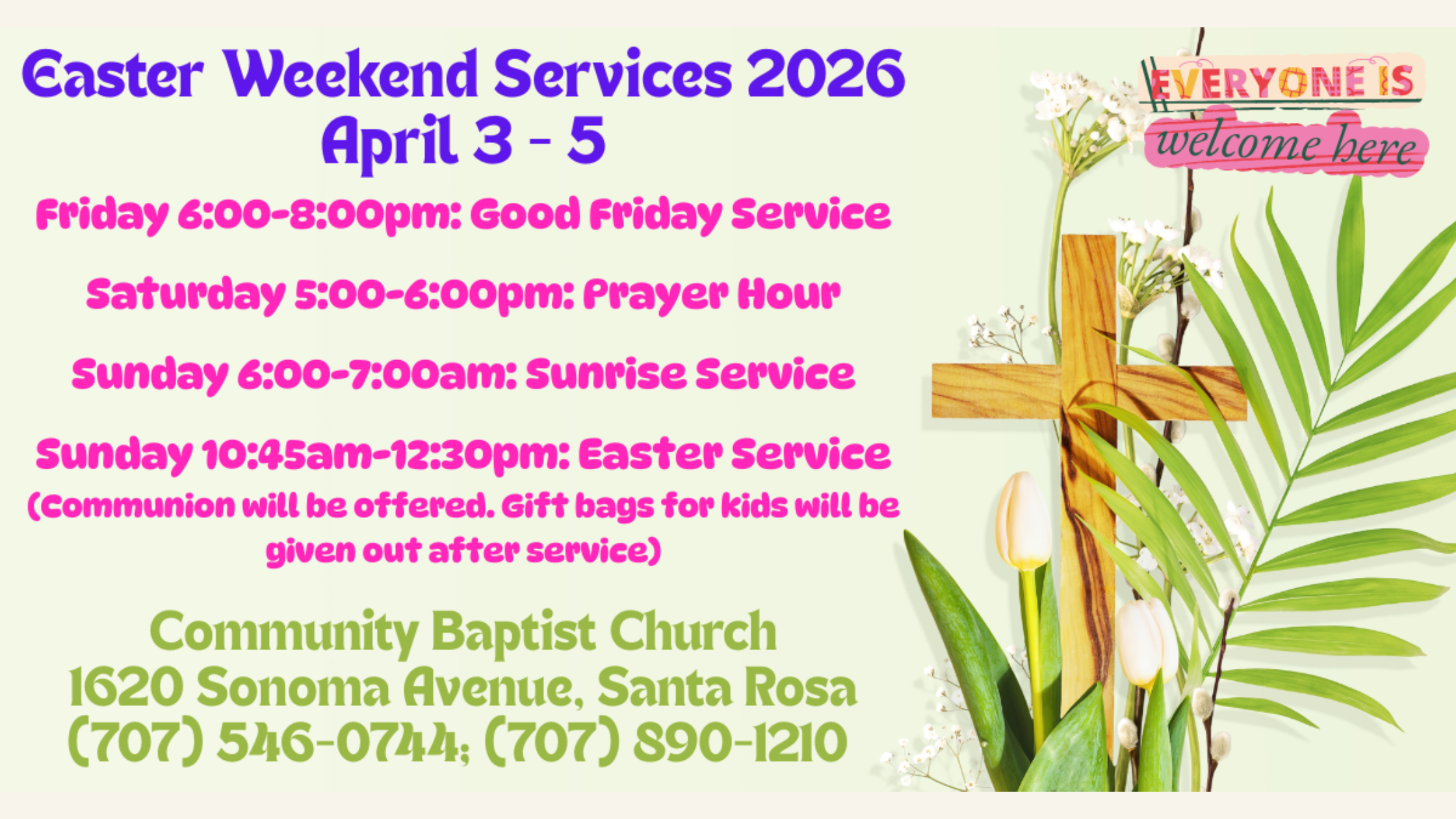 Easter Sunrise Service