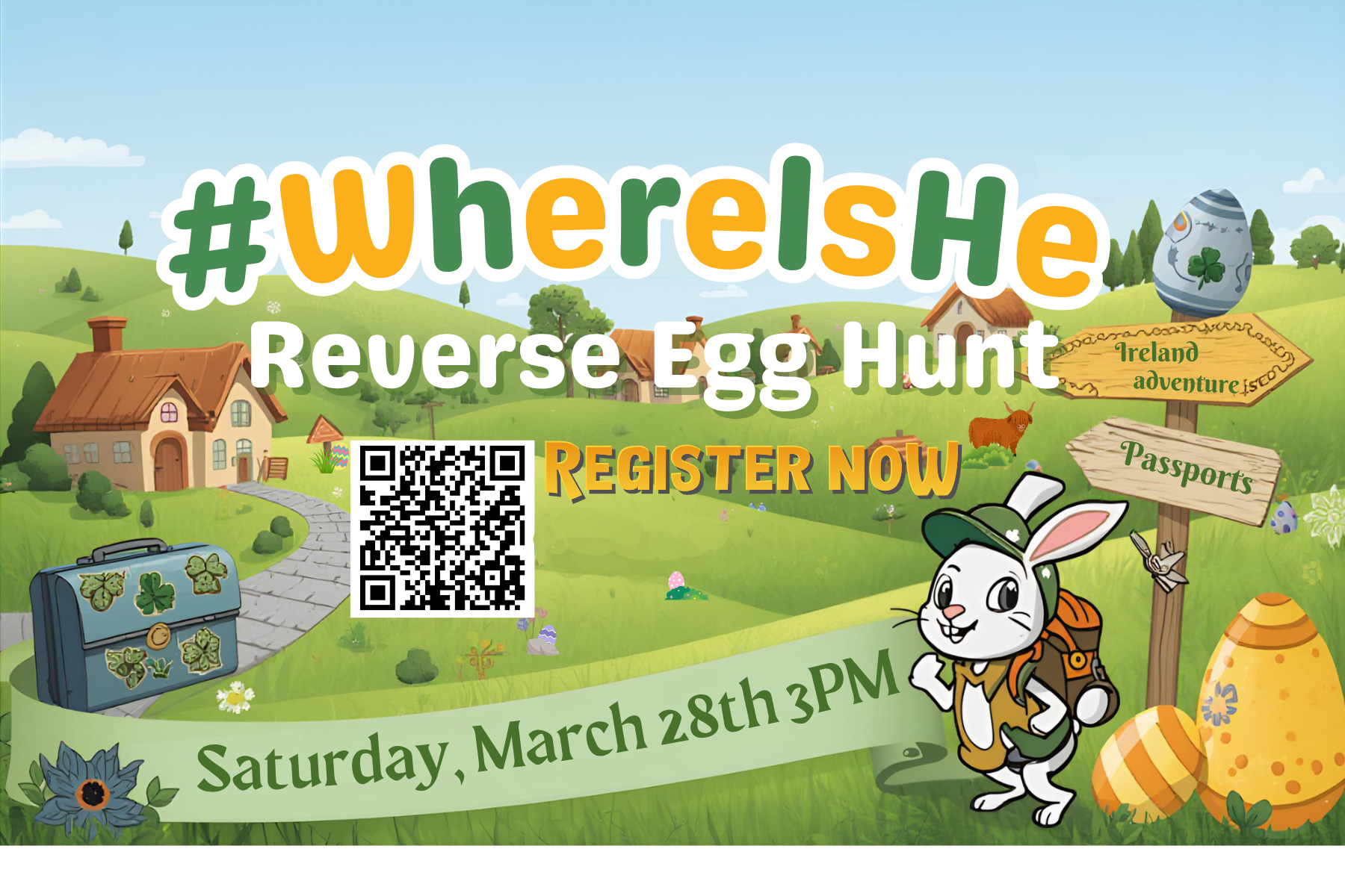 #WhereIsHe Reverse Egg Hunt