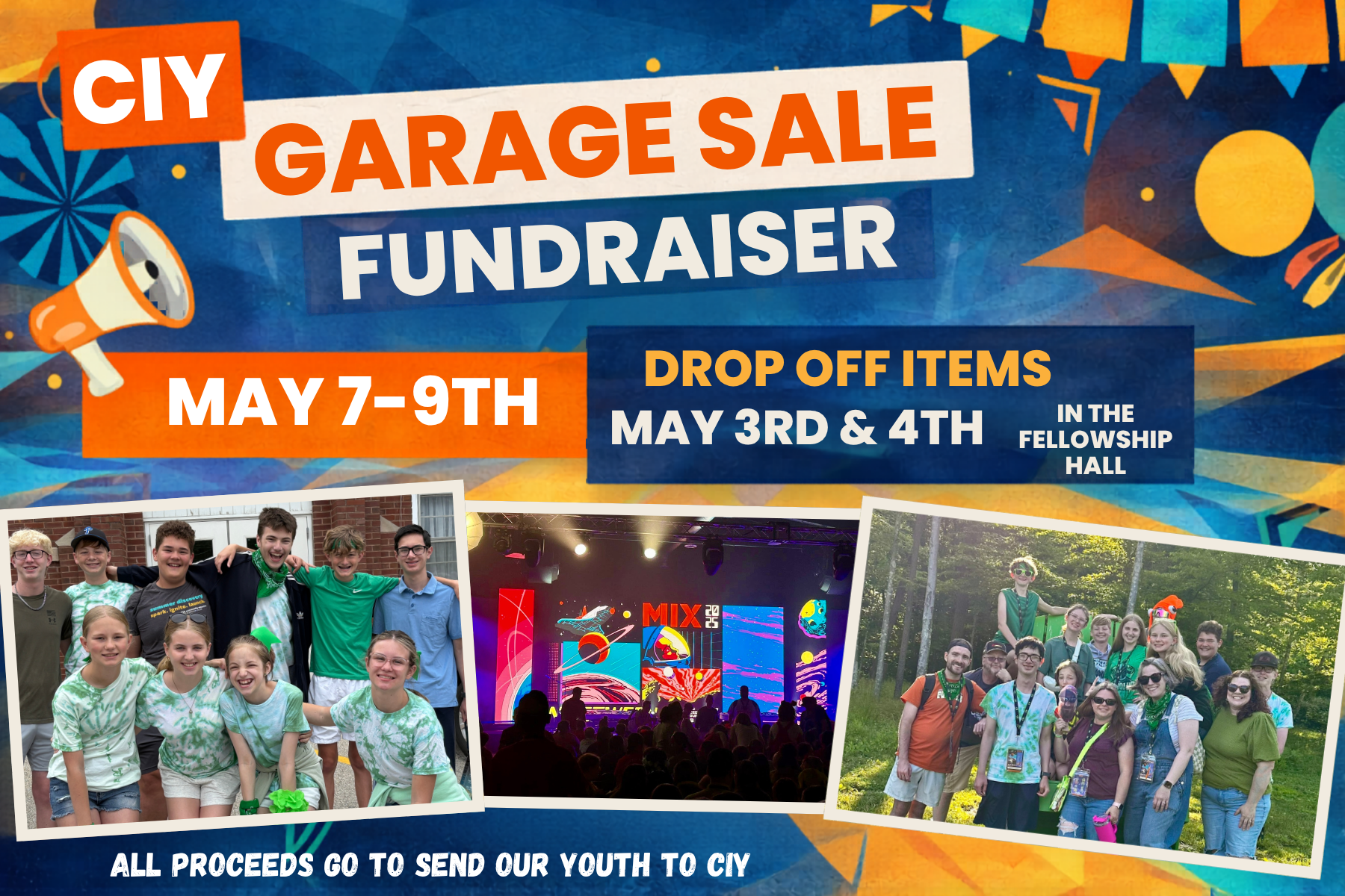 CIY Garage Sale Fundraiser