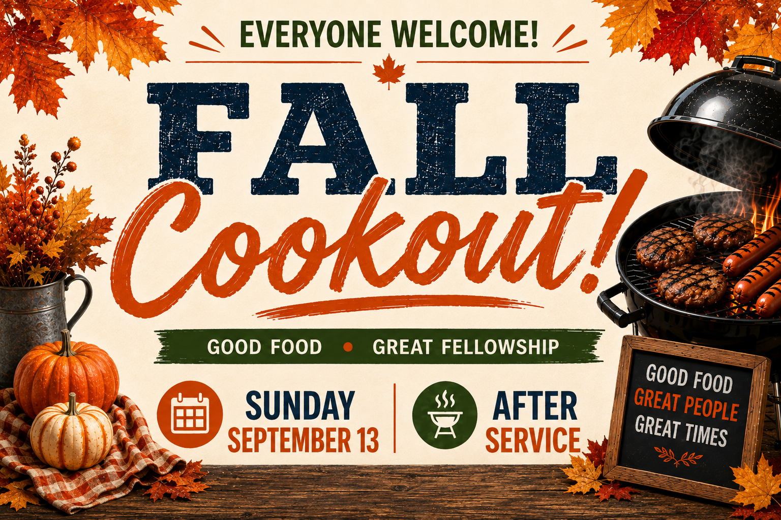 Fall Cookout