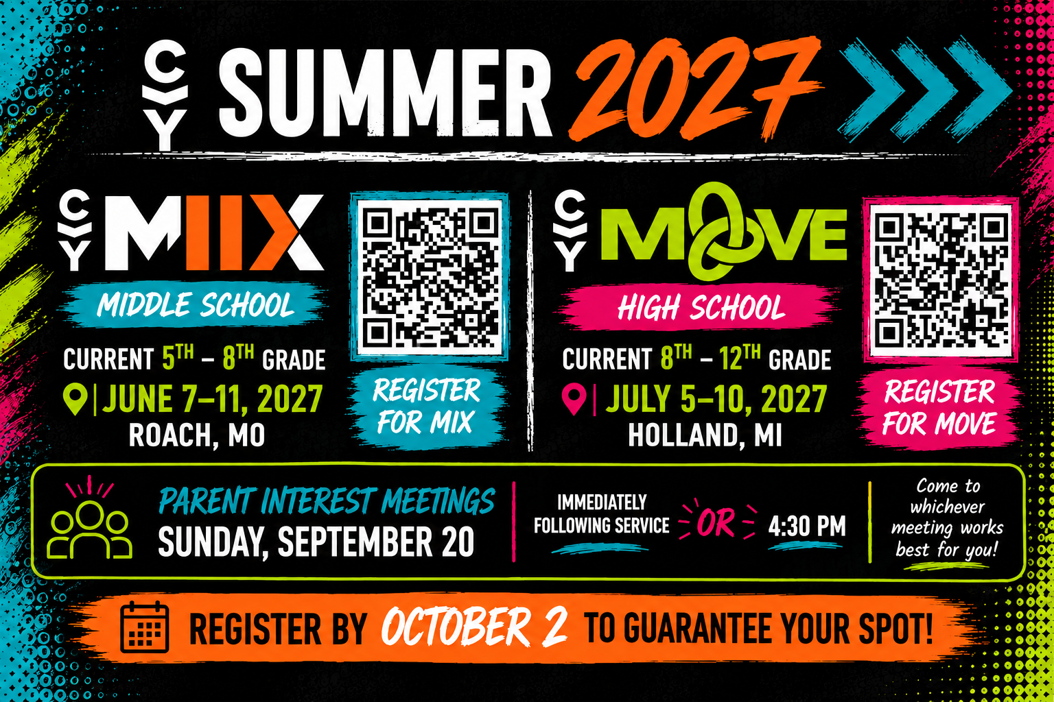 CIY Registration Deadline