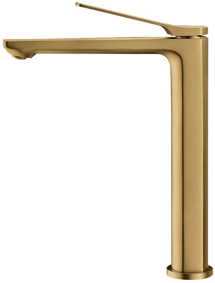RUSHY Series Brushed Yellow Gold Tall Basin Mixer.jpeg