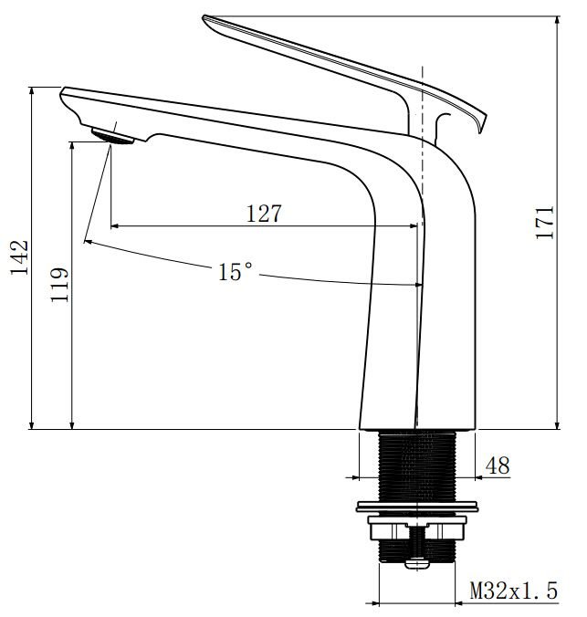 Esperia Matte Black Basin Mixer bt33_size_6.jpeg