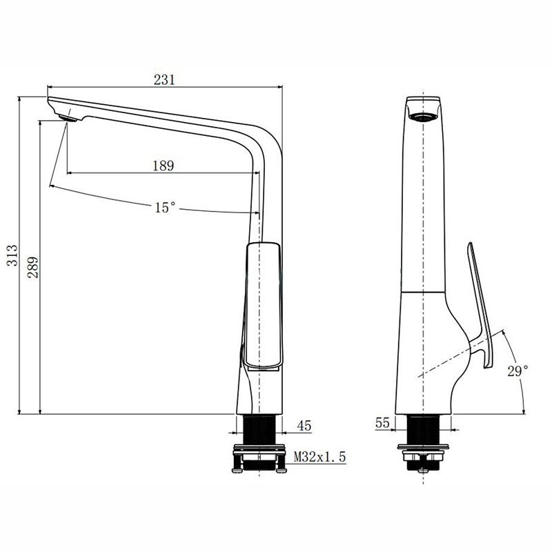 Esperia Chrome Kitchen Mixer kt33_size.jpeg
