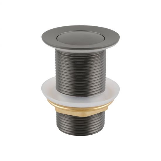 32:40mm Gun Metal Grey Solid Brass Basin Pop Up Waste NO Overflow 2_iowv4b7pltdbxvhk.jpeg