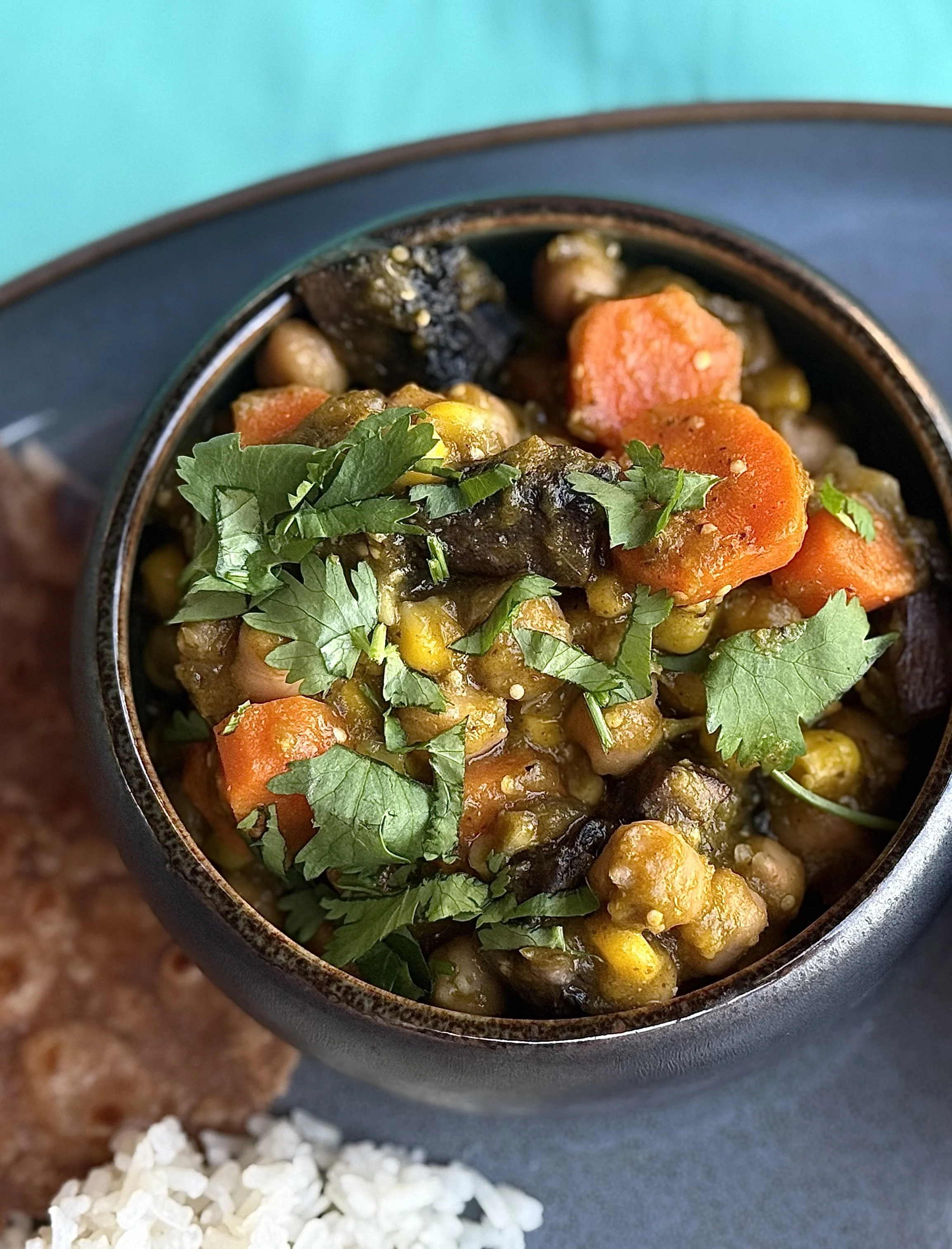 Instant Pot Tomatillo Veggie Stew