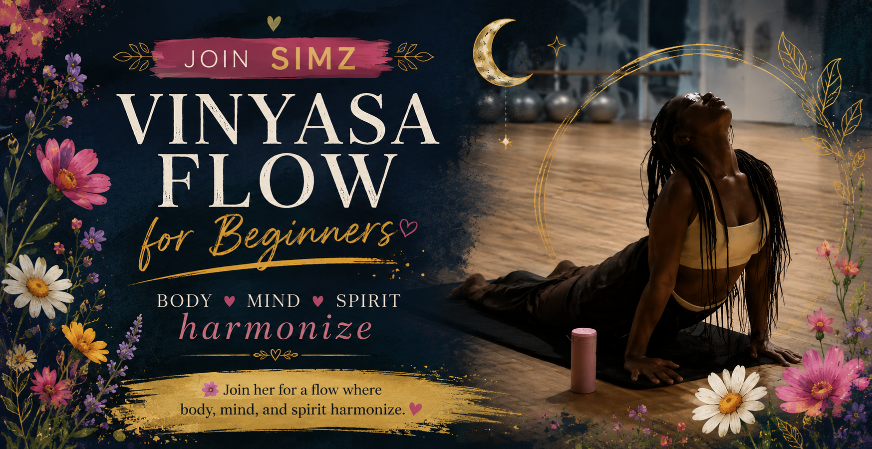 Vinyassa Flow for Beginners with Simz