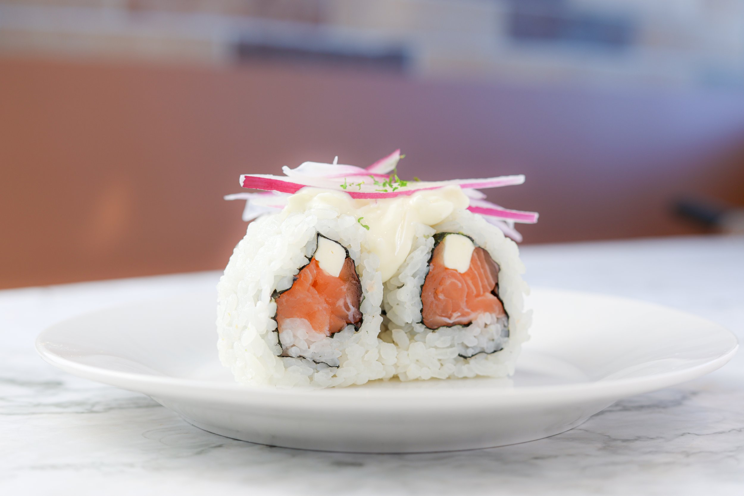 Salmon Cream Cheese with Onion