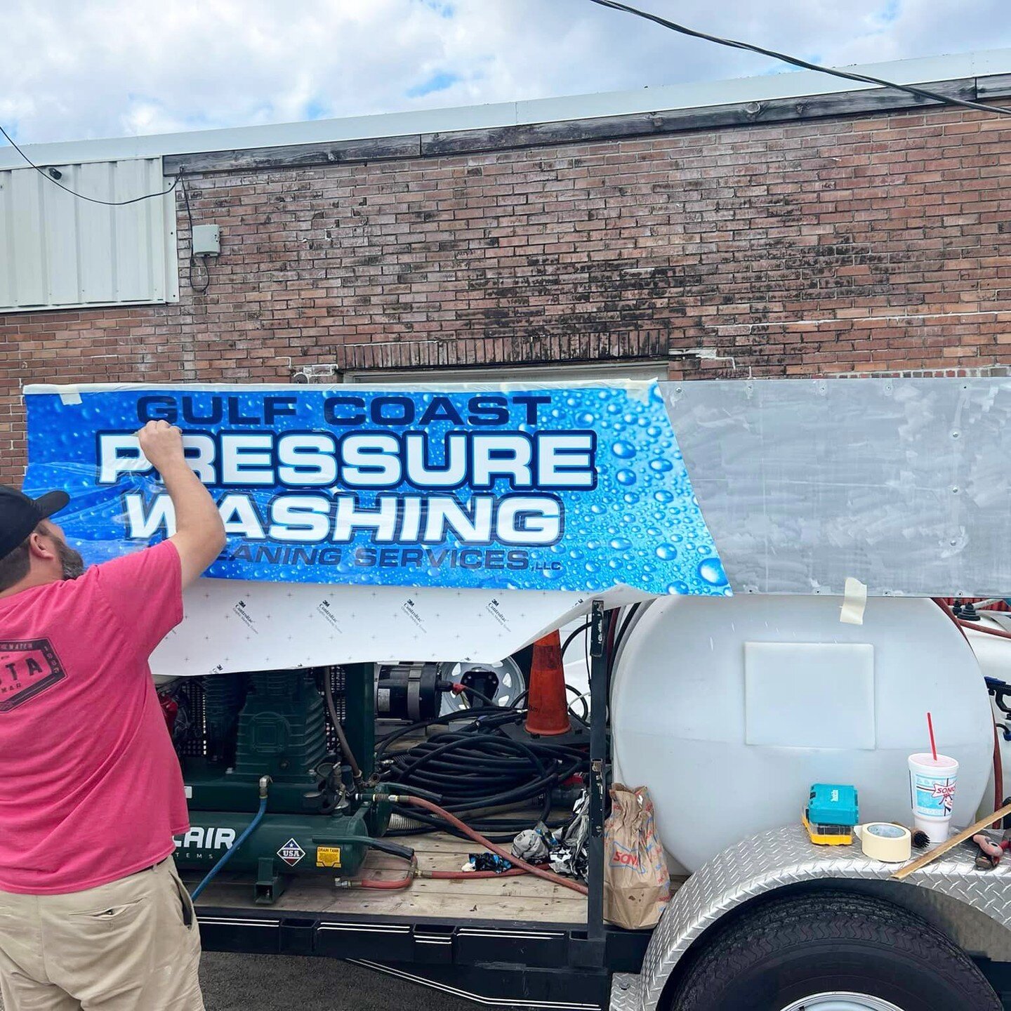 GCPW would like to thank our friends over at The Print Shed for getting this vinyl wrap designed, ordered and installed on our new and improved trailer! 
Call today for your free estimates! 

#pressurewashing #softwash #biloxi #smallbusiness