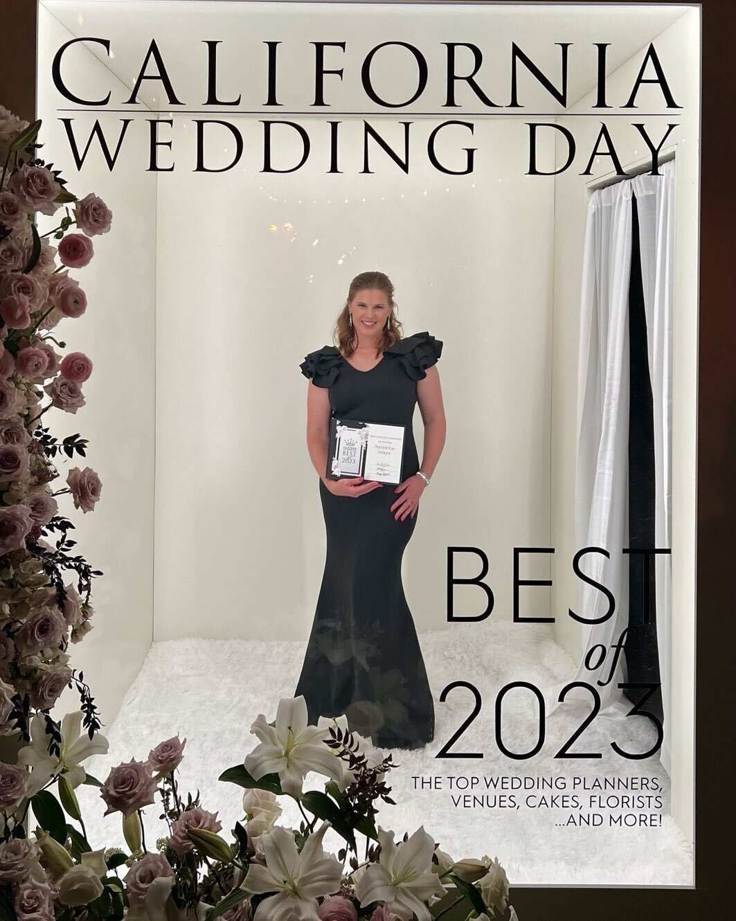 I am absolutely thrilled and deeply honored to share some incredible news with you all. I have been awarded the prestigious @californiaweddingday Best of 2023 award for the Best Invitation Designer in SLO County, and to top it off, this is the second