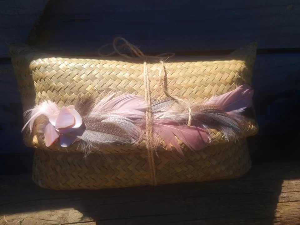 Something soft in pinks and whites was requested from a funeral home.