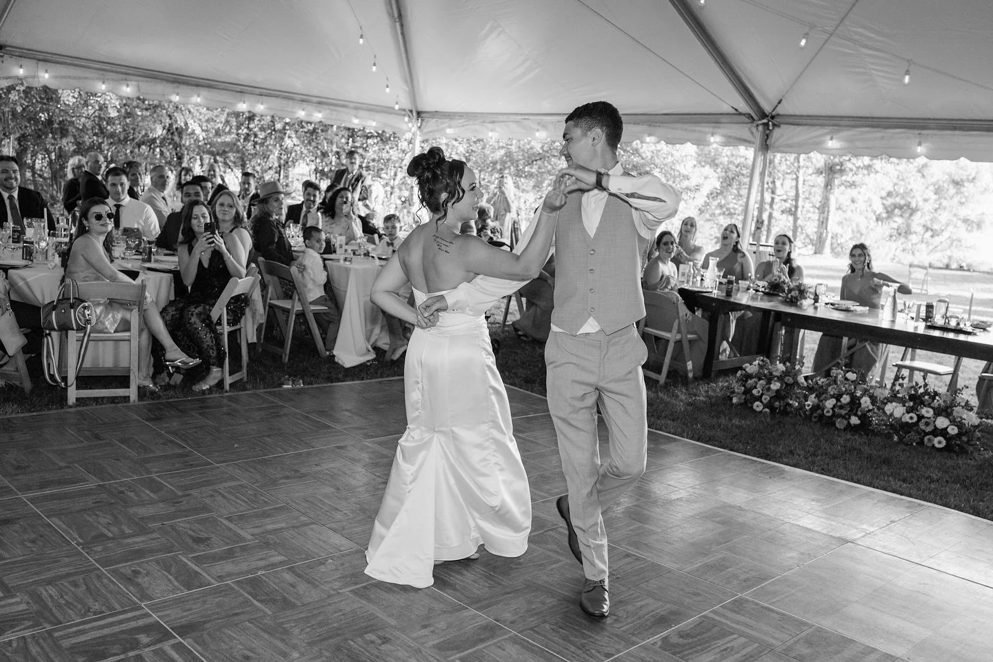 Shea &amp; Mason&rsquo;s choreographed first dance was unforgettable.