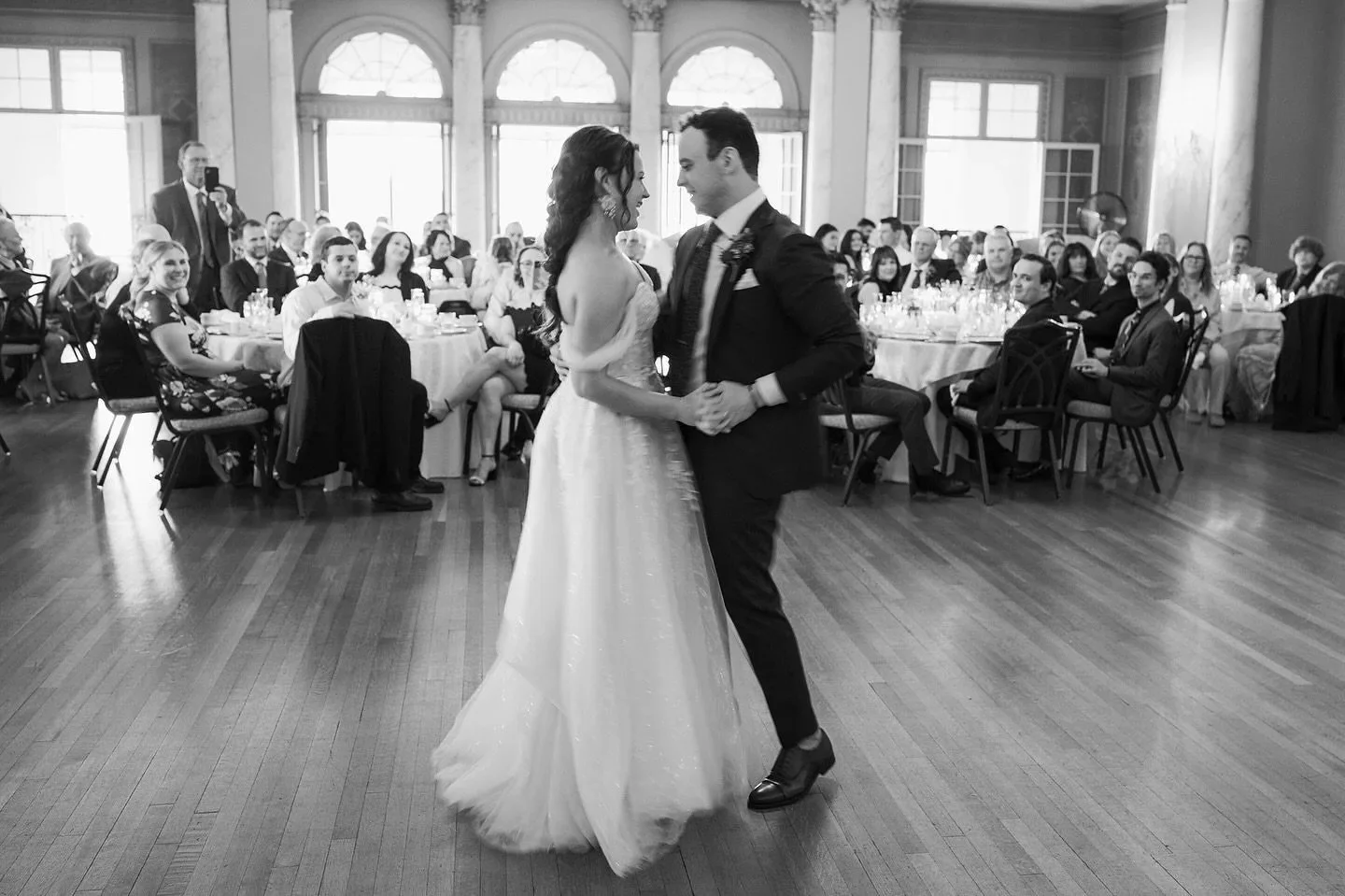 Dragging the shutter ever so slightly during the first dance 🤍