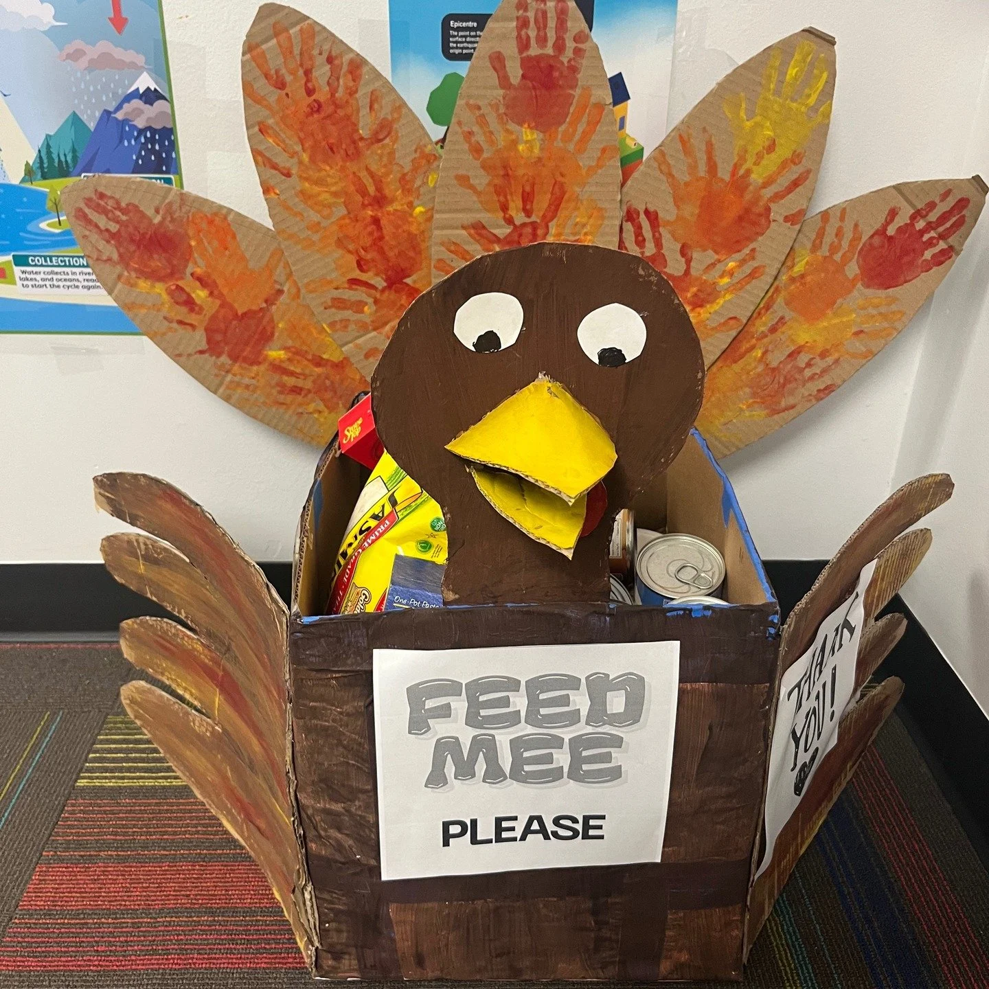 Thanksgiving Food Drive &ndash; Thank You!
We are deeply grateful to our families for their generous contributions to our Thanksgiving food drive. Thanks to your support, we collected a thoughtful assortment of food items that were delivered to the S