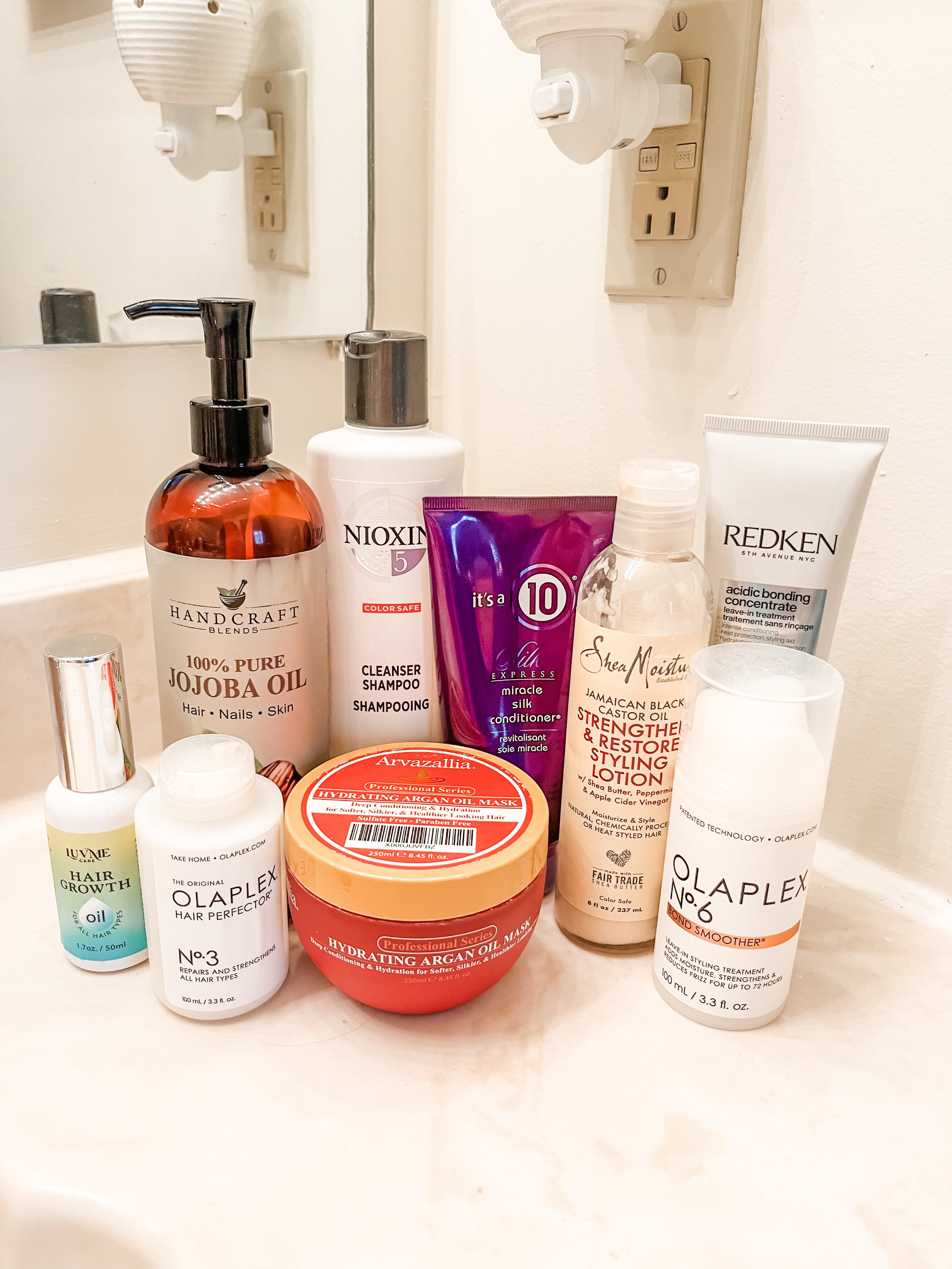 Silky Hair Routine
