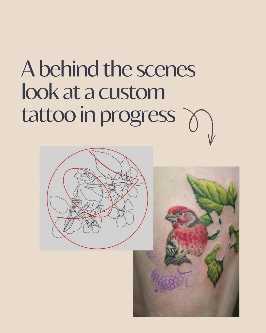 She came back for the second one.🙂

The first leg features an American goldfinch perched on white dogwood, in memory of her great grandmother. Now we are working on the matching piece for the other side. Two birds, two legs, one story still being to