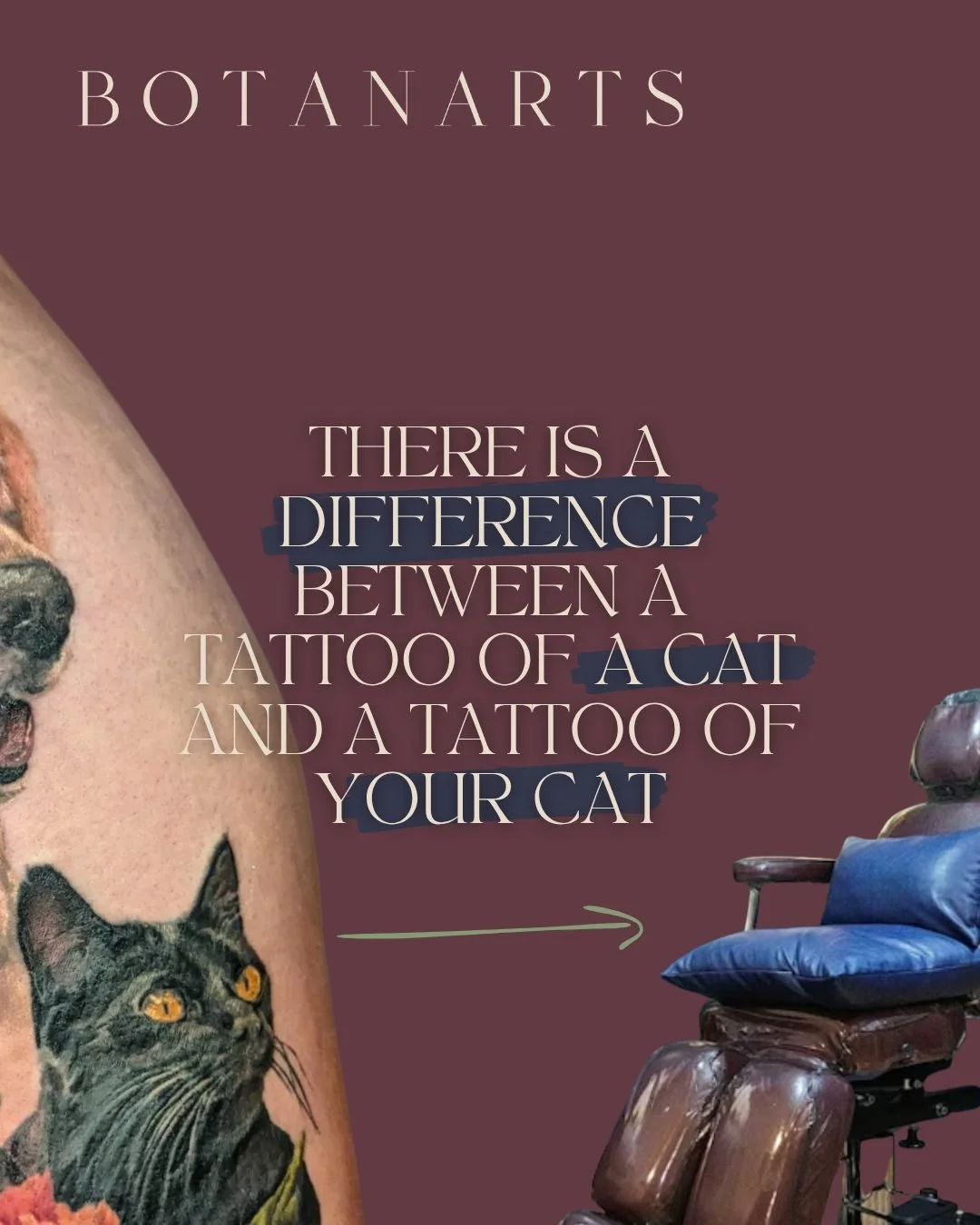 There is a difference between a tattoo of a flower and a tattoo of your flower.

The exact number of petals. The specific way the leaves are arranged on the stem. The details that make something yours and not just anyone&rsquo;s.

This is how I appro