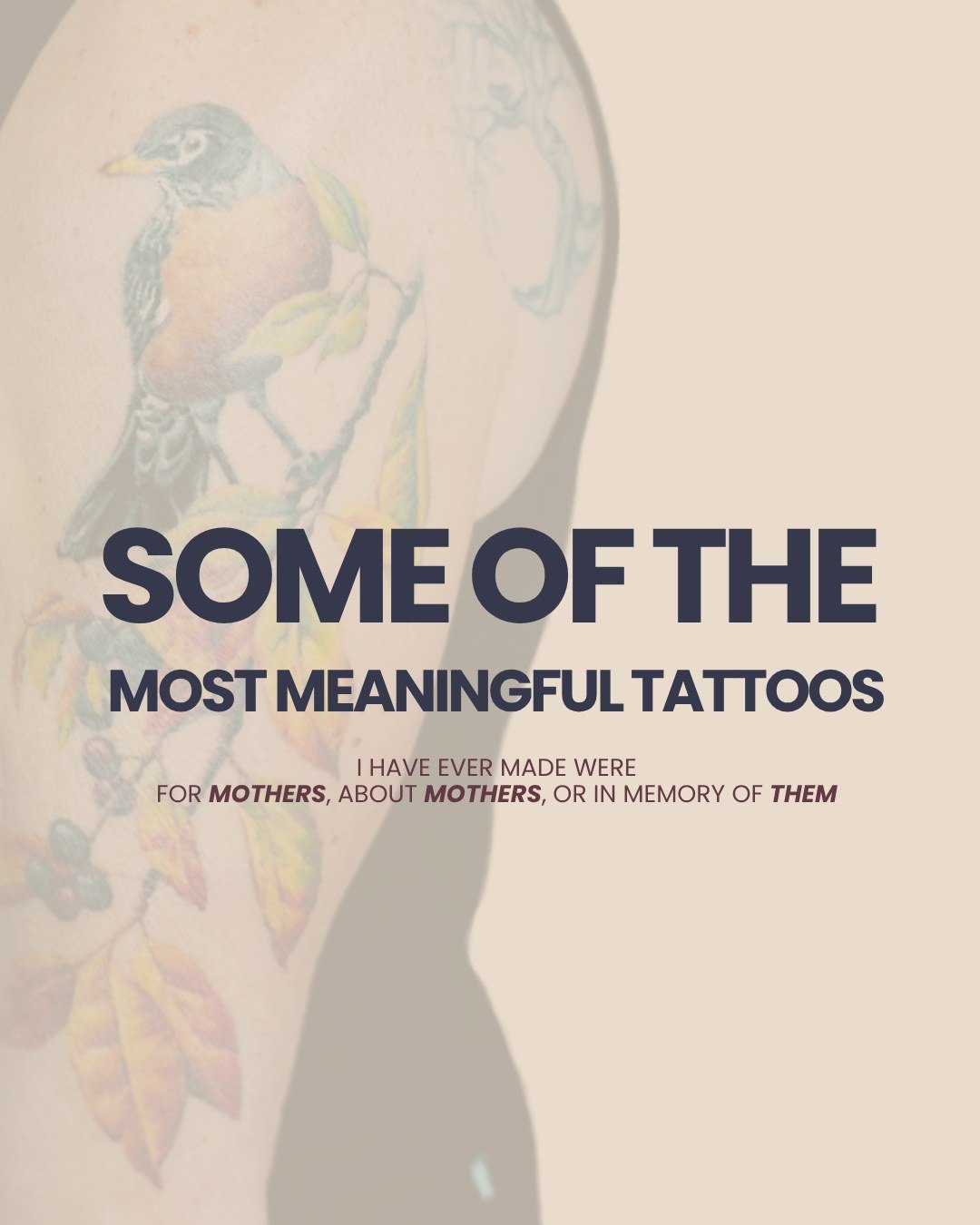 Some of the most meaningful tattoos I have ever made were not about the plant. They were about the person the plant represented.

A flower from her grandmother&rsquo;s garden. A bird her mother loved. A tree that bloomed one last time the spring some