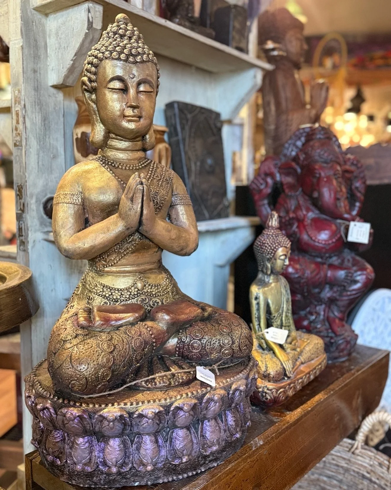Introducing Tara, the Mother of all Buddhas 🪷
She&rsquo;s solid concrete, 2 feet 4 inches tall and 1 foot 3 inches wide, lovingly made in Alberta&rsquo;s Foothills.
Rooted in peace, grounded in love, and radiating calm wherever she rests.

#Bohemia 